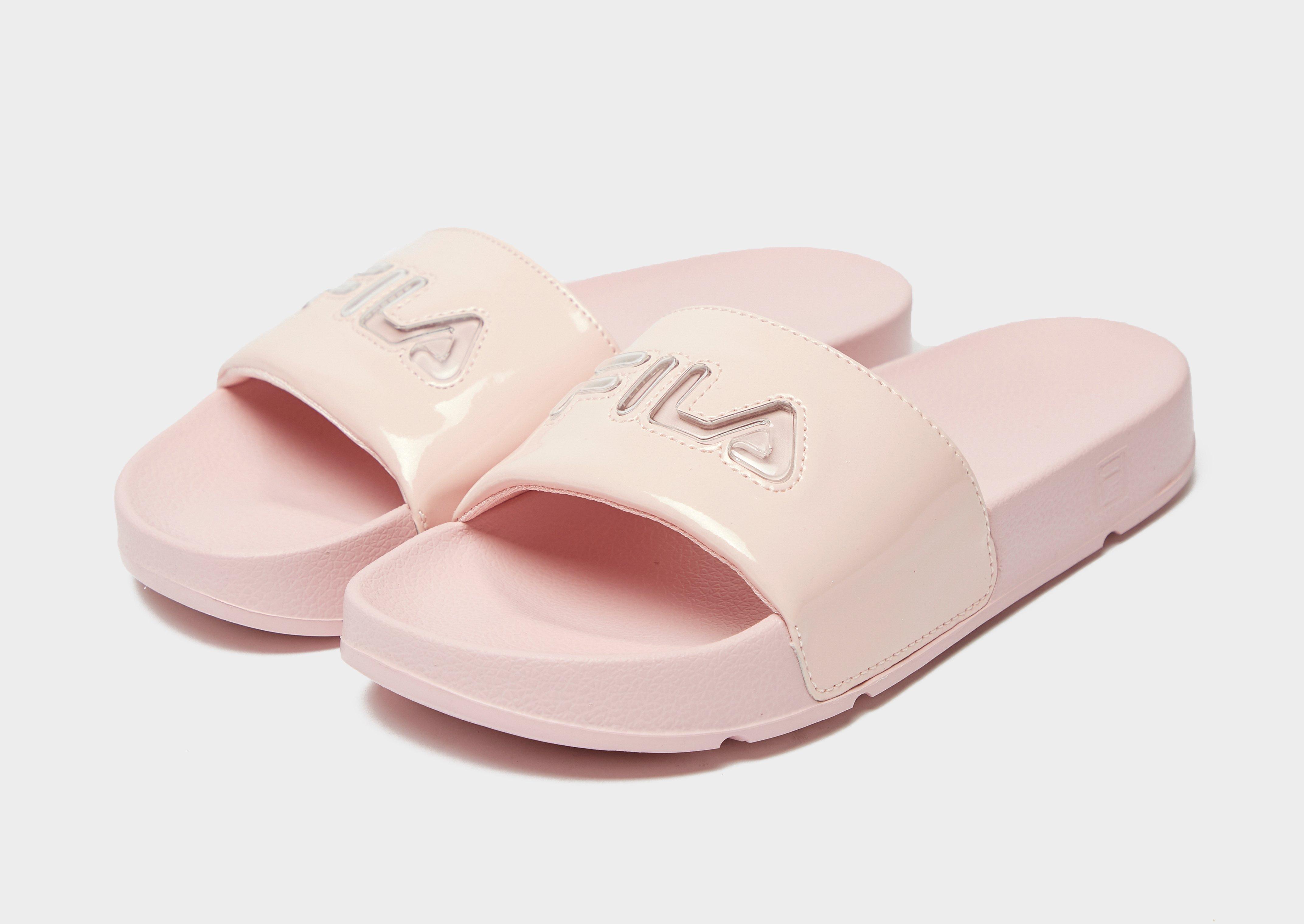 pink filas slides