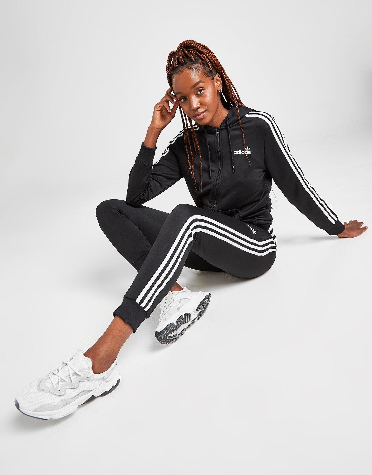 adidas originals pantaloni poly con tre strisce