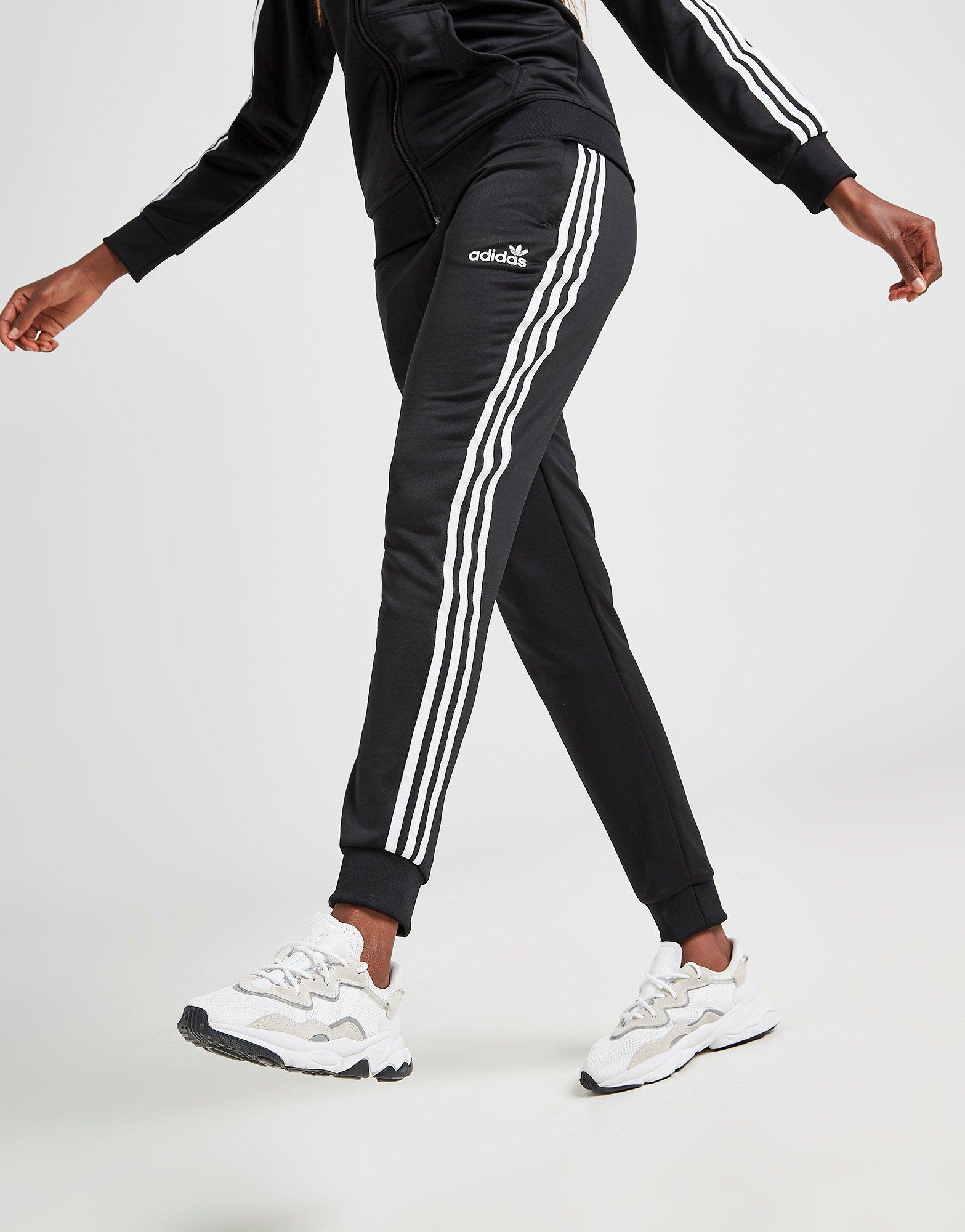 adidas originals pantaloni poly con tre strisce