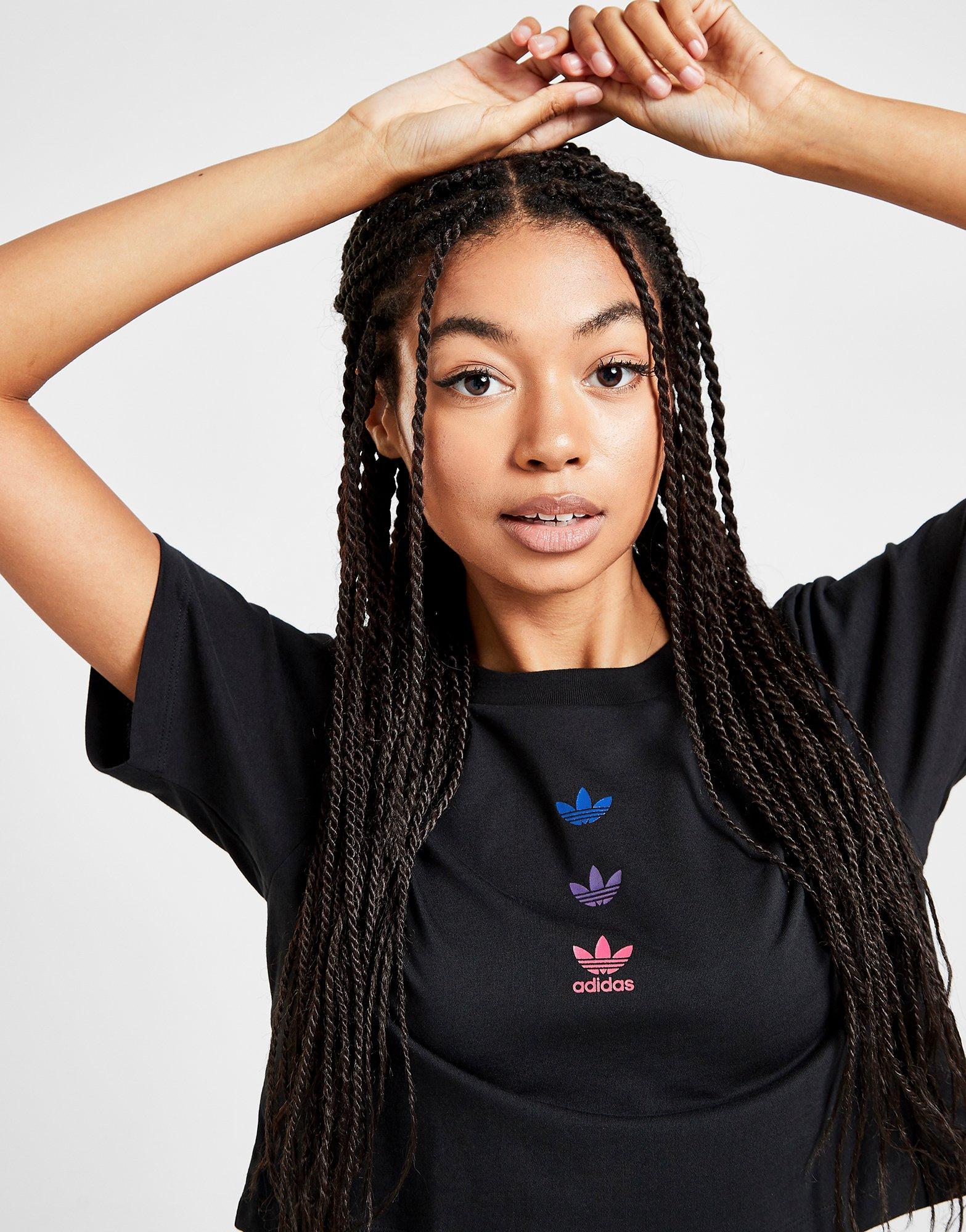 adidas originals repeat iridescent trefoil crew sweatshirt