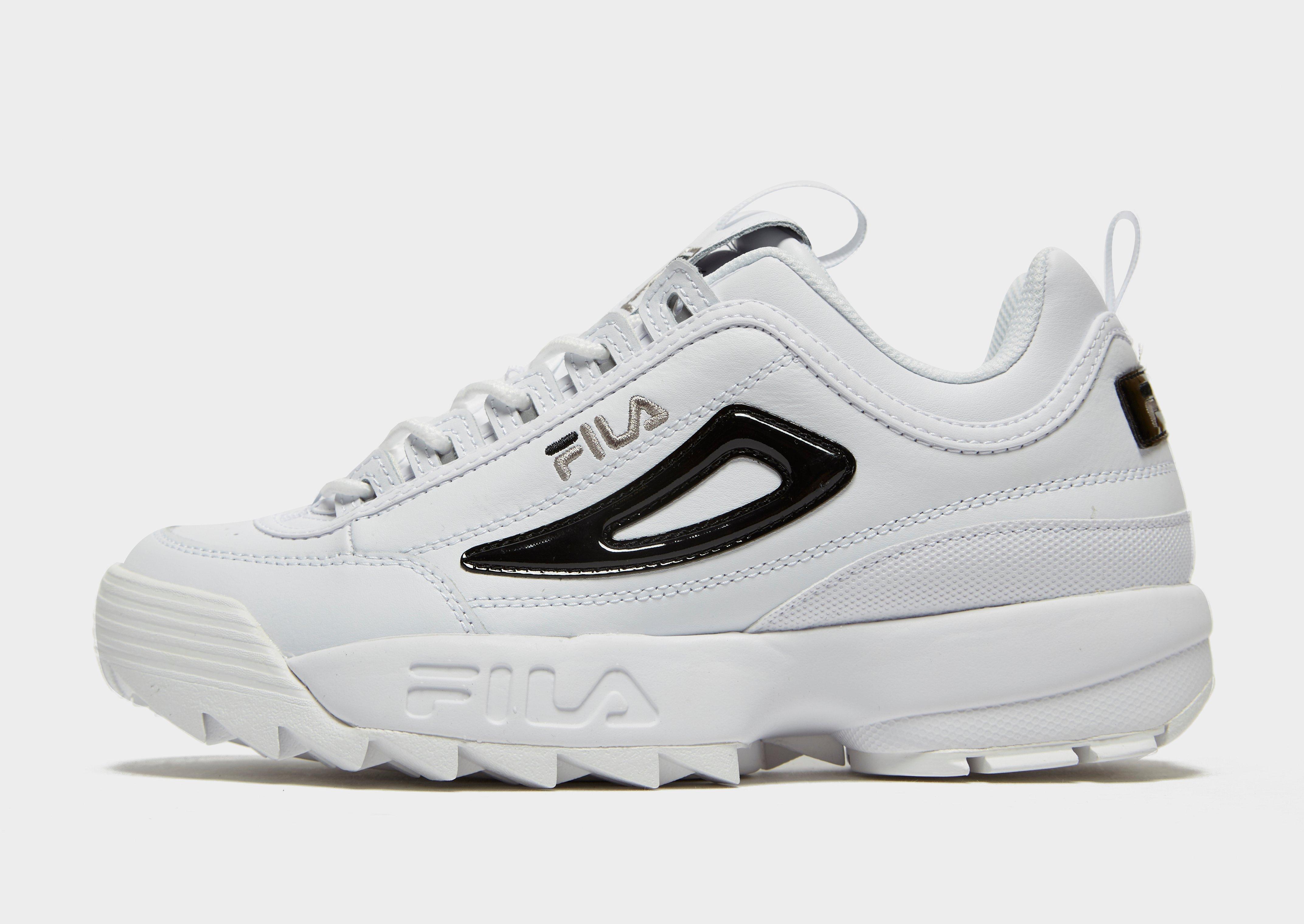 white fila disruptor women's