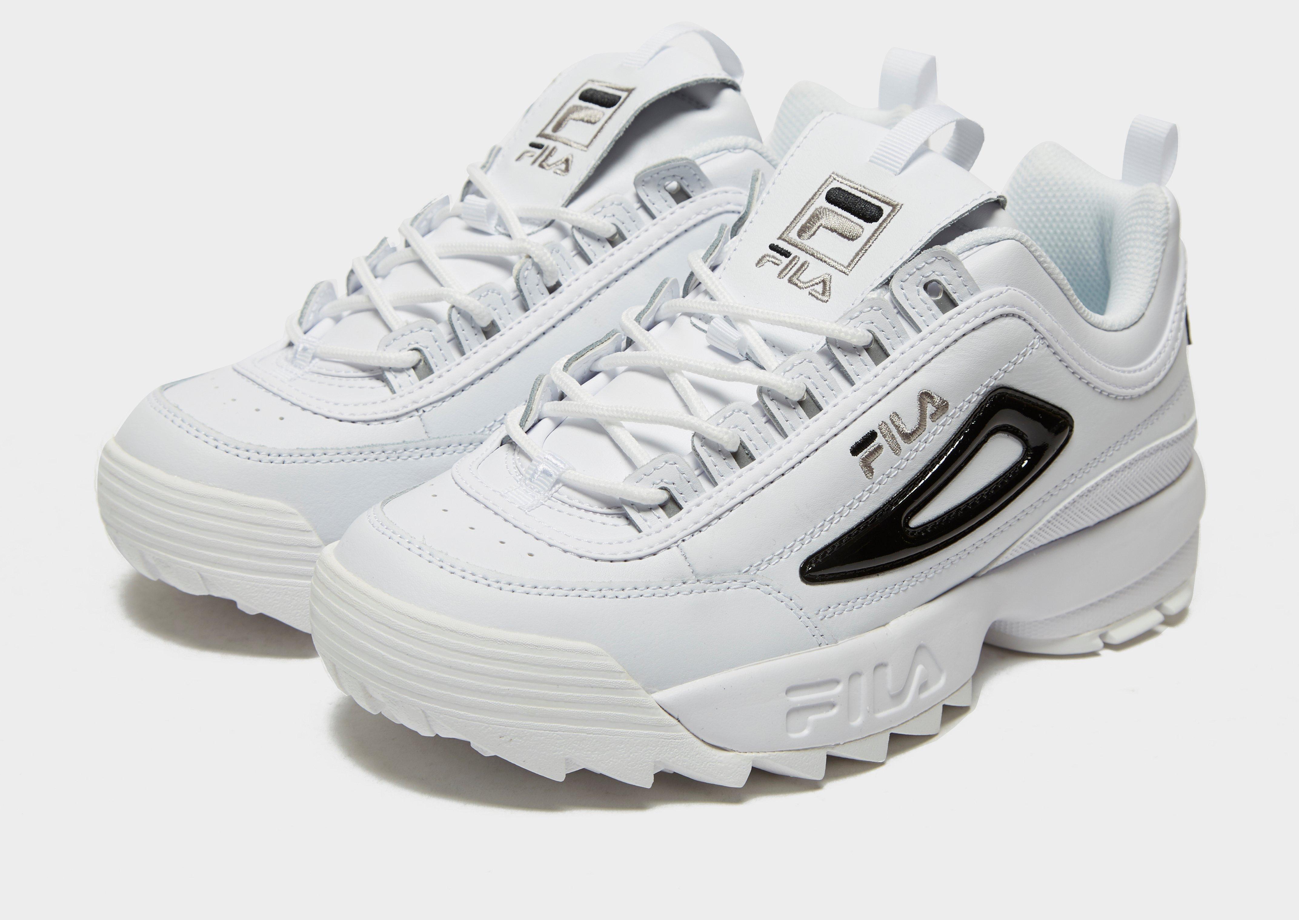 fila disruptor 2 womens silver