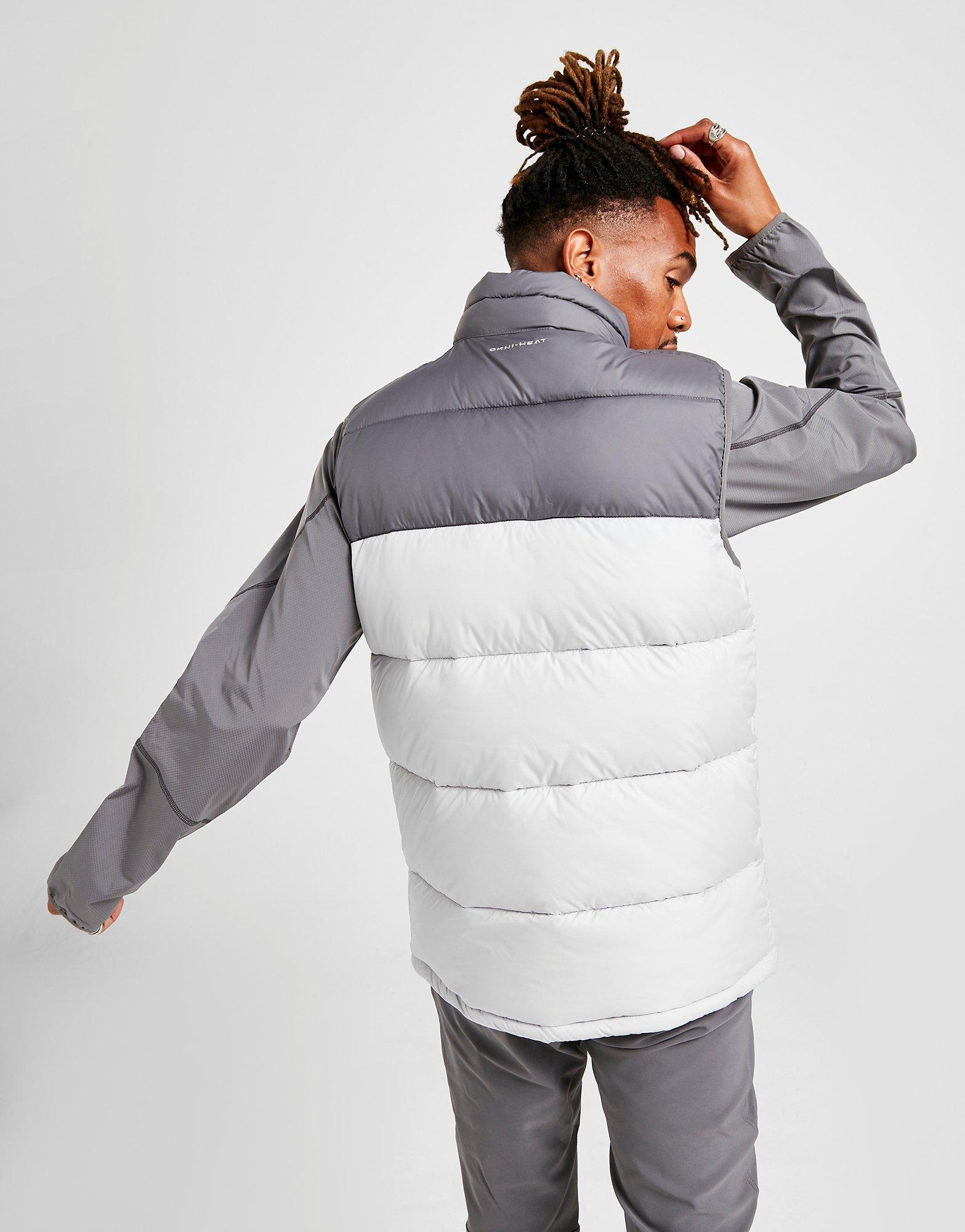 gray columbia vest