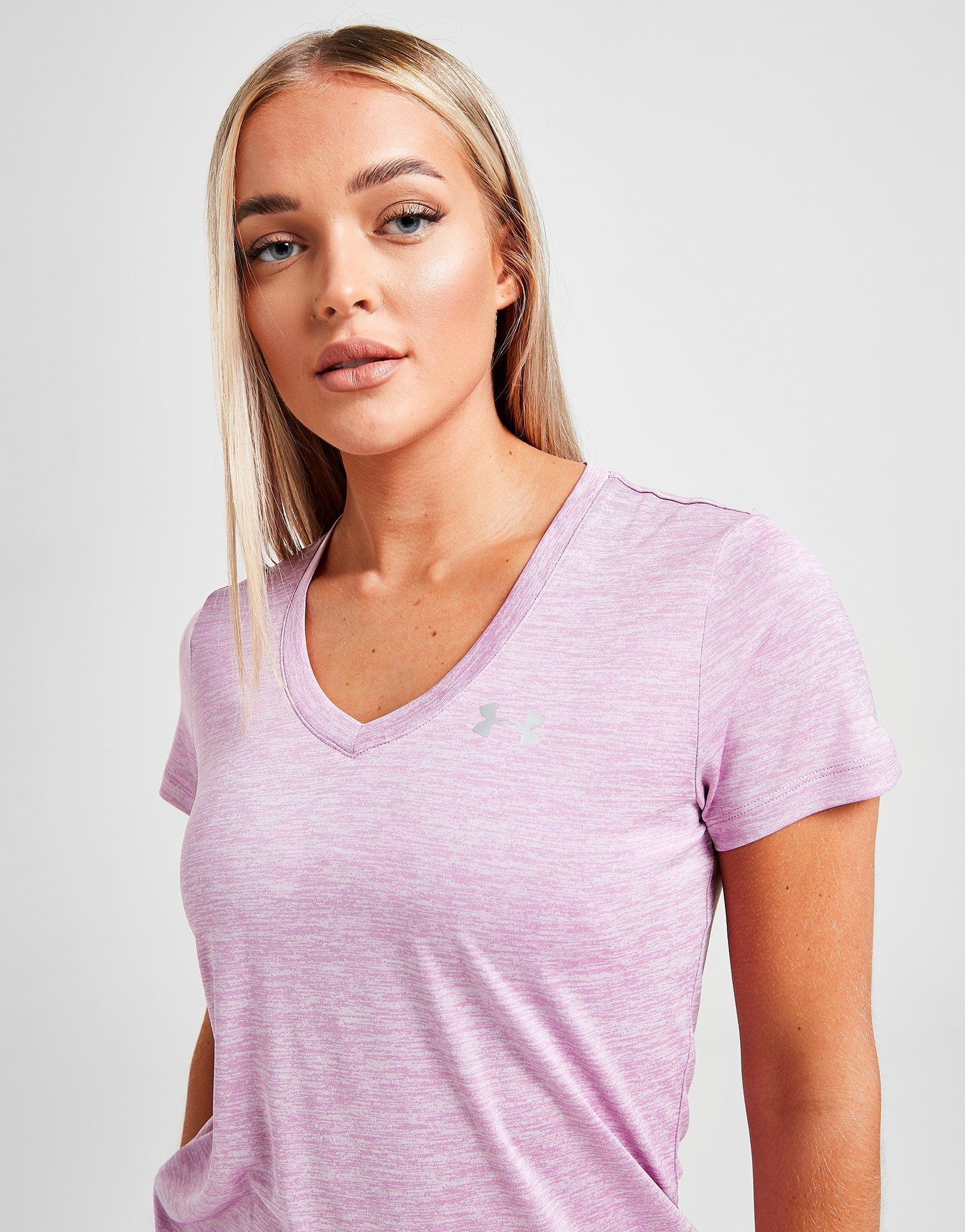 purple under armour t shirt