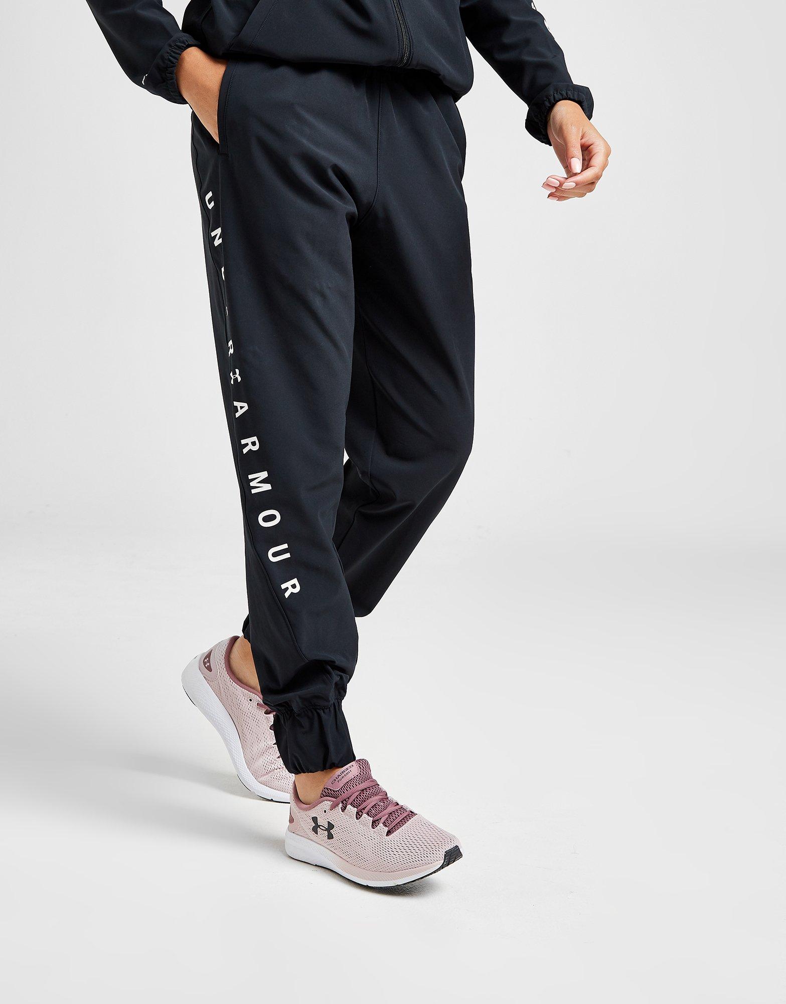 under armour woven track pants