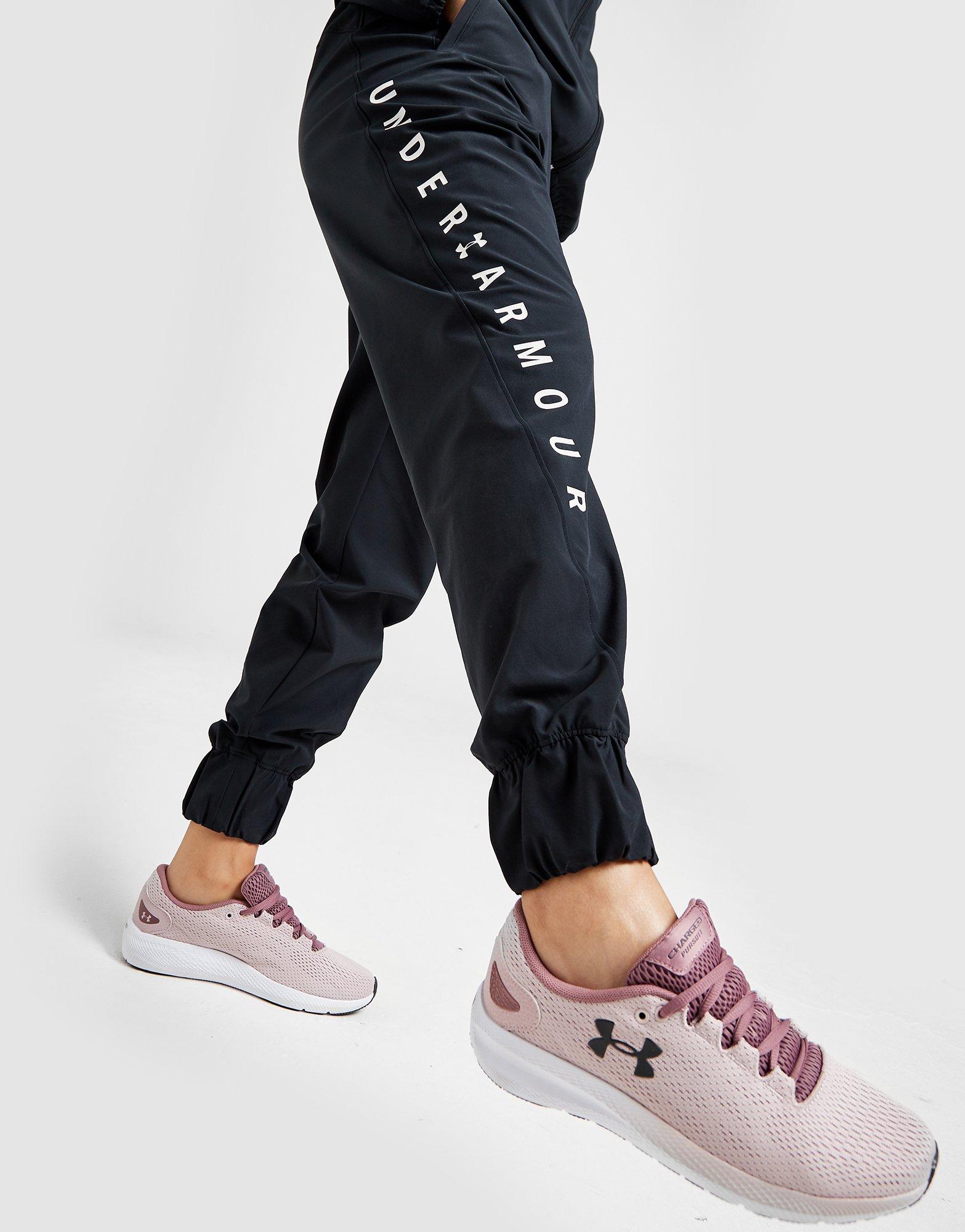 under armour woven track pants