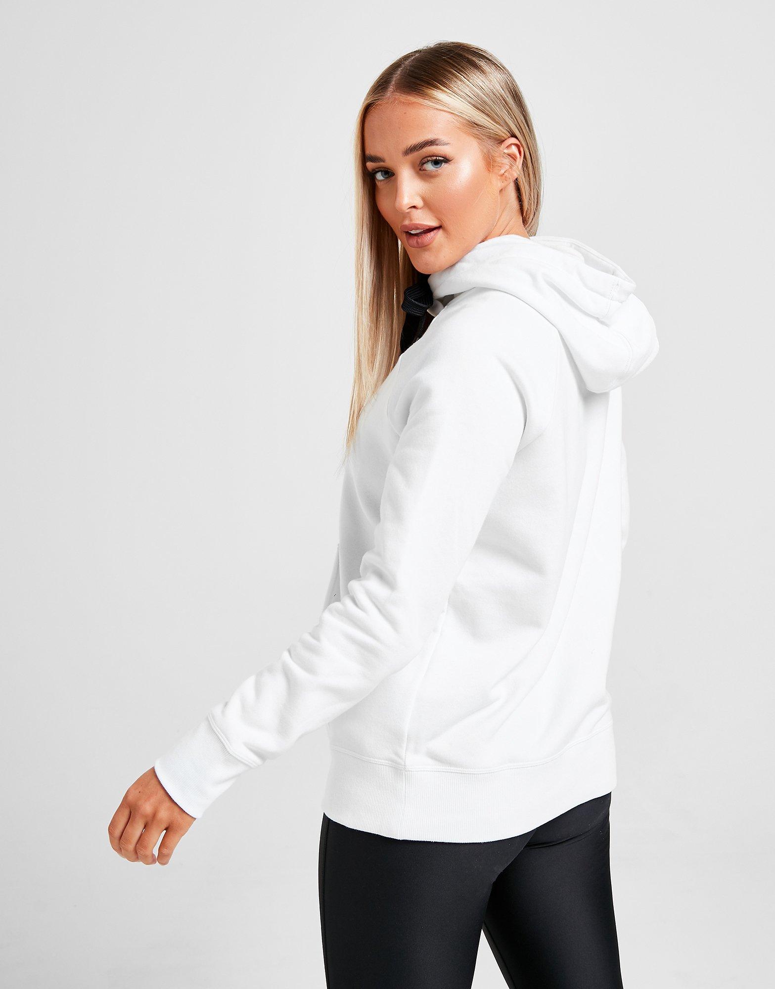 white overhead hoodie