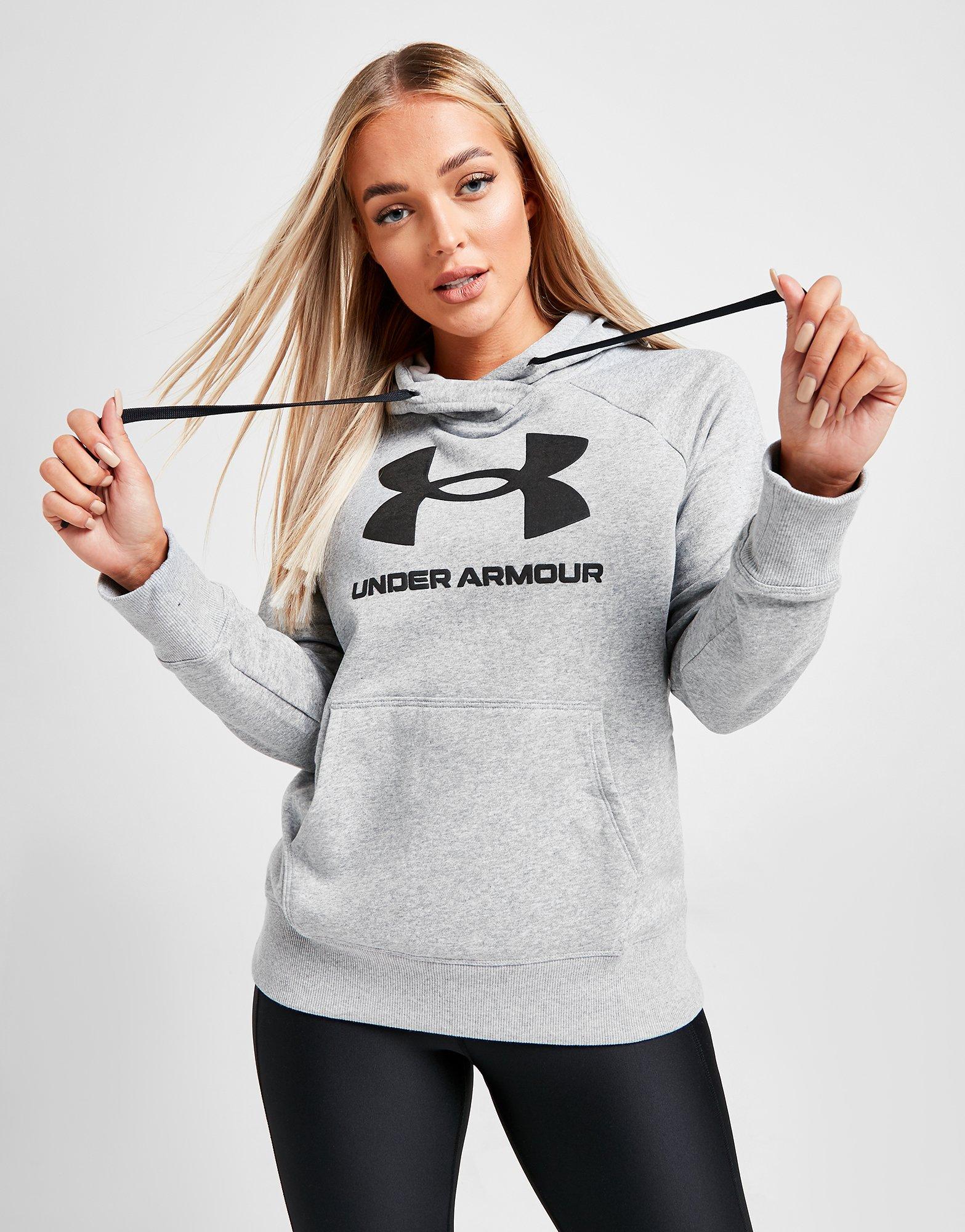 felpa con cappuccio under armour donna