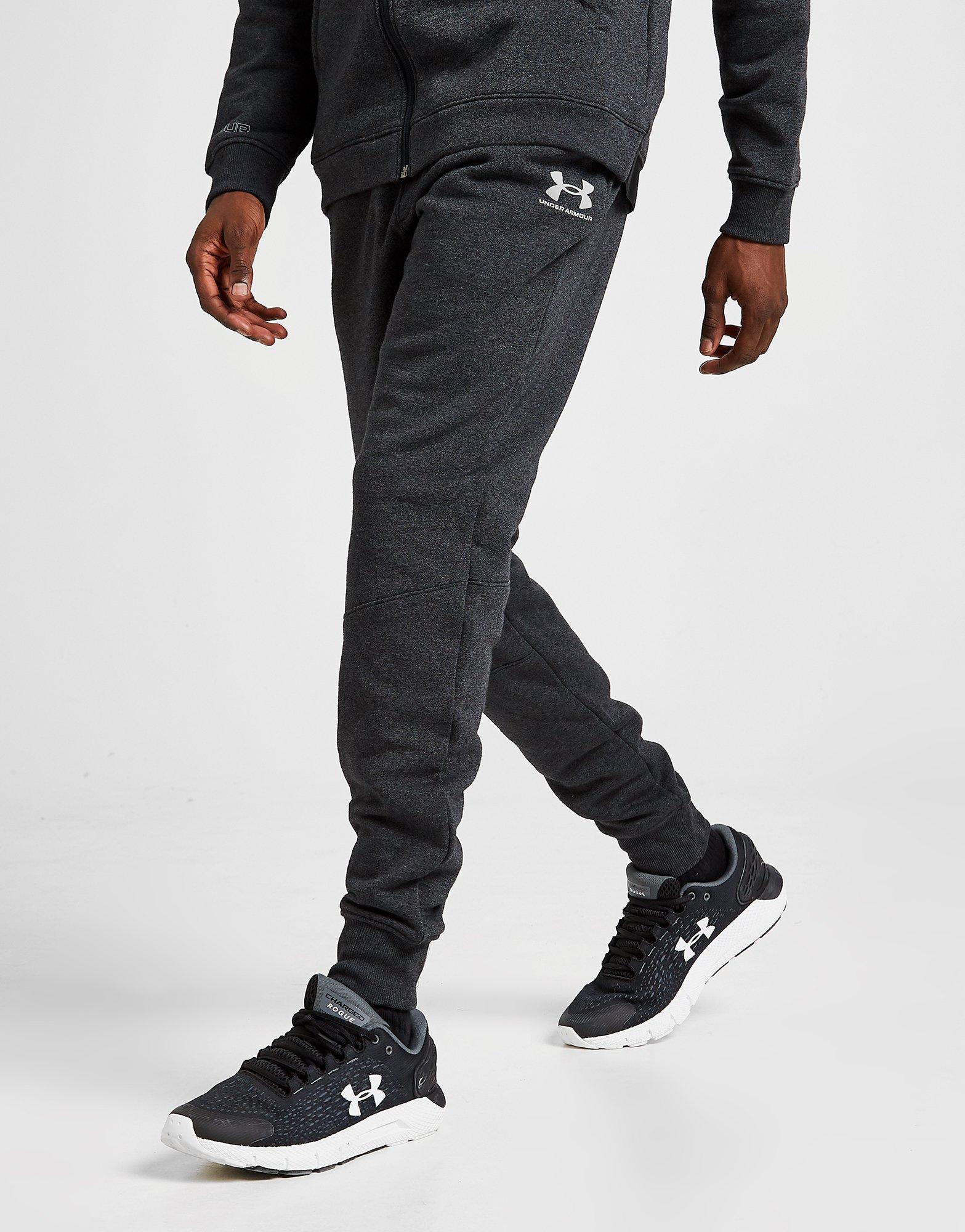 leather look jogger pants