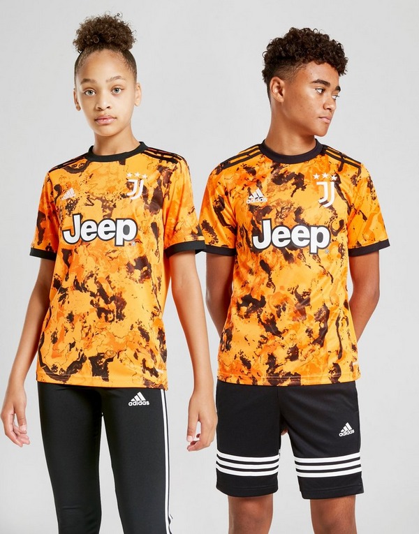 Orange Adidas Juventus 2020 21 Third Shirt Junior Jd Sports