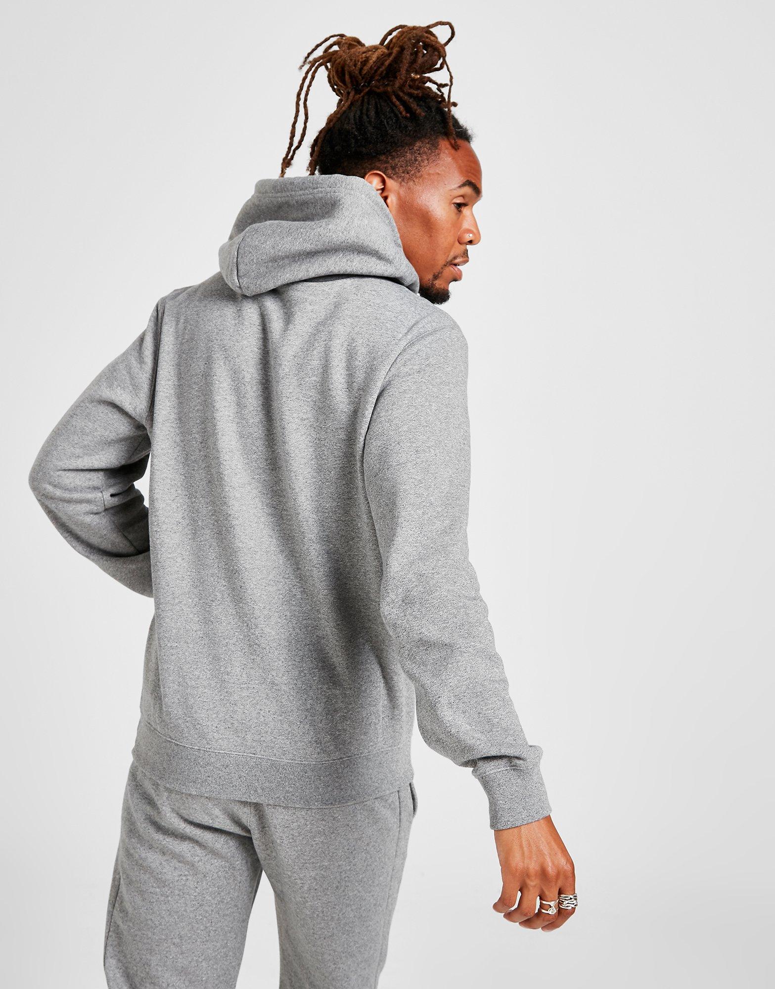 champion core hoodie grey
