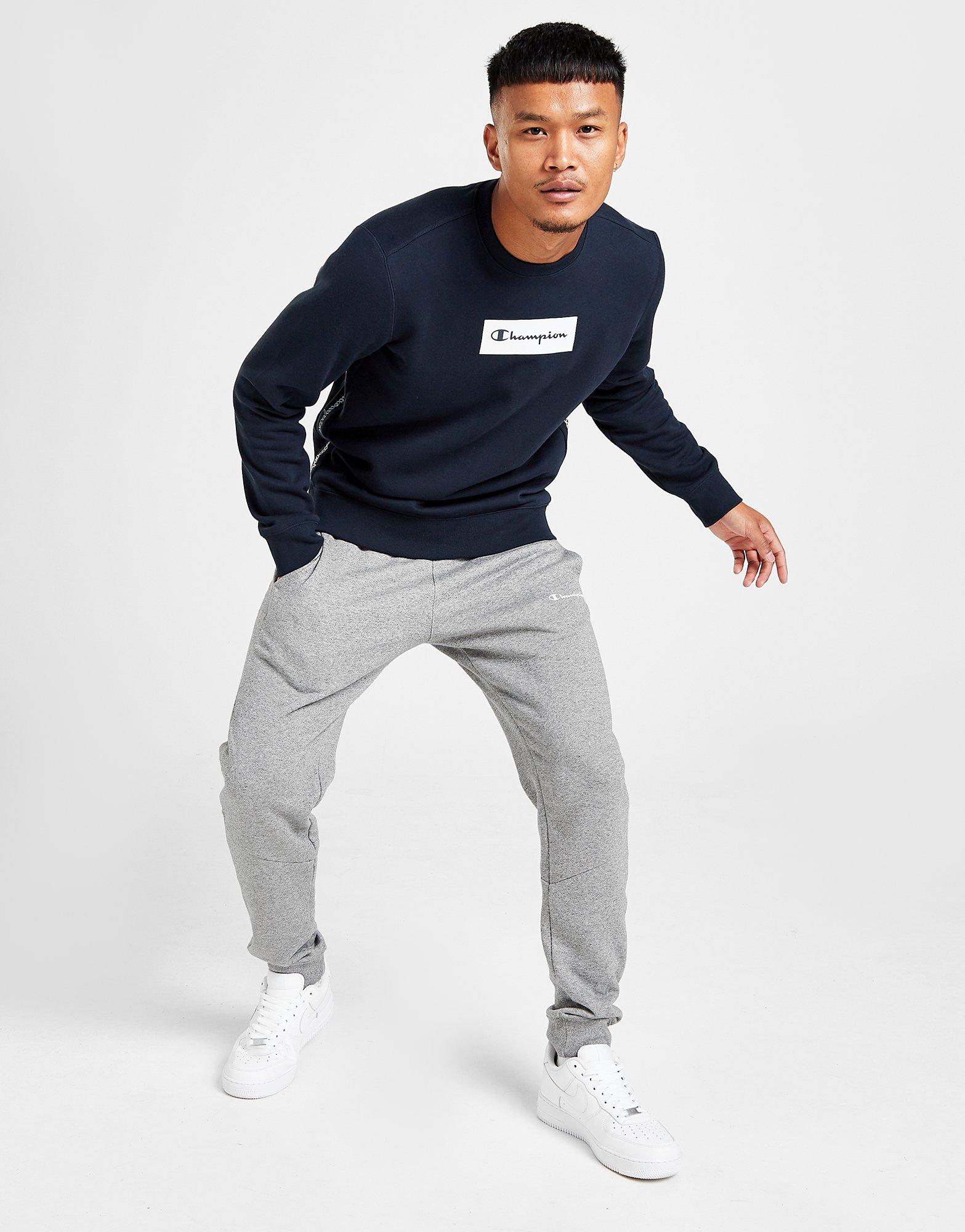 champion tape crew sweatshirt