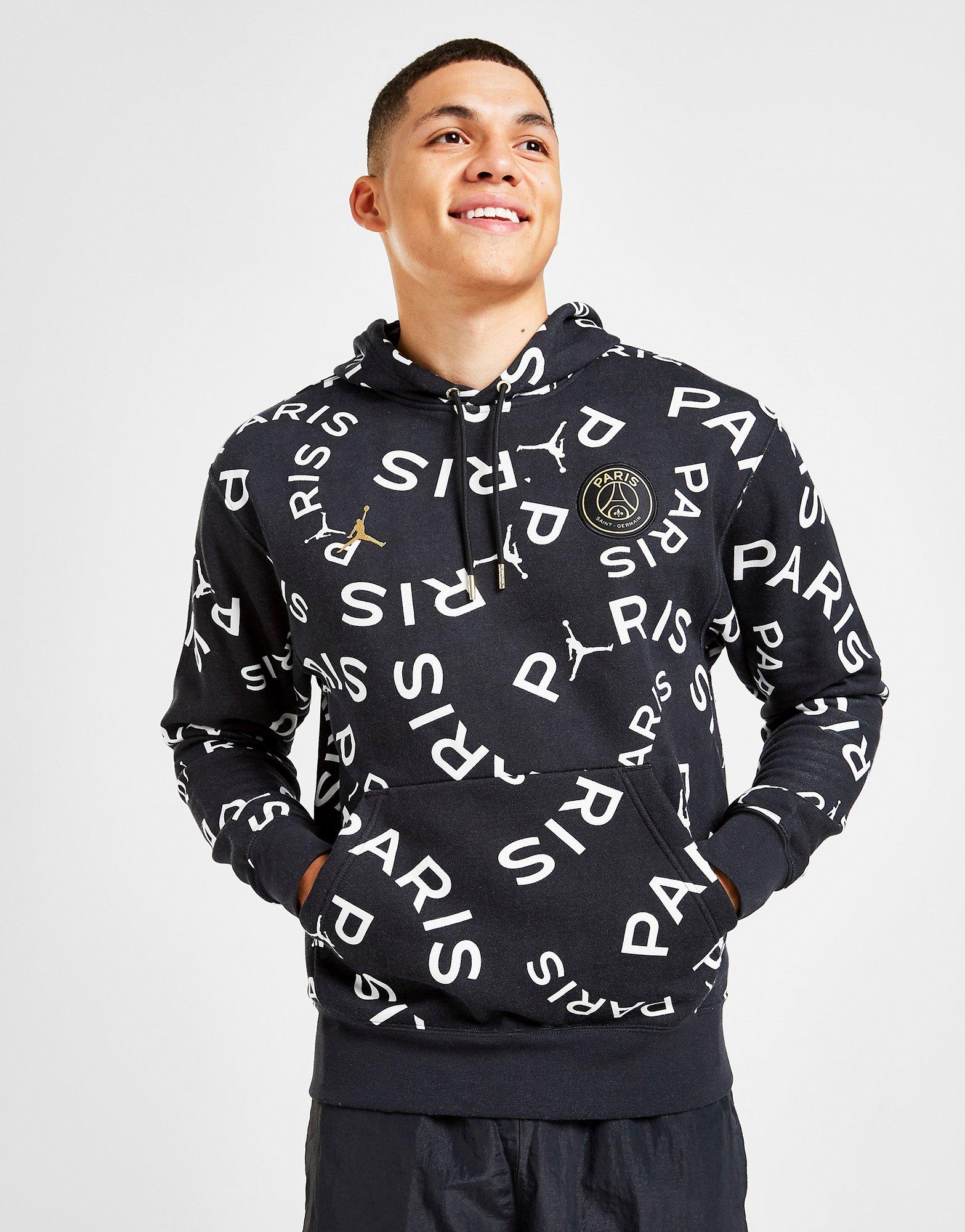 jordan psg hoodie black