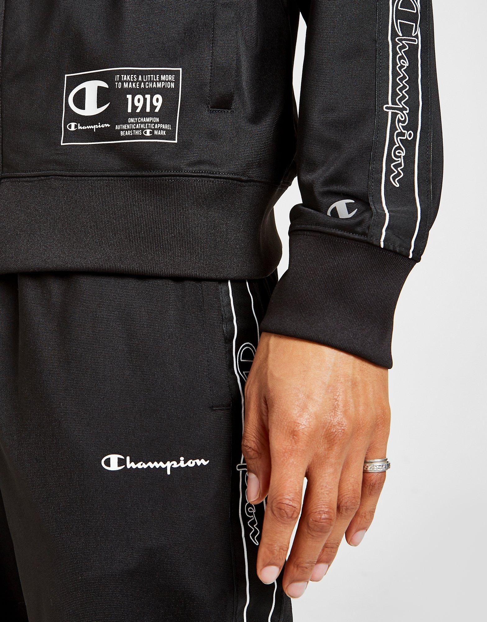 champion sweater zipper knit