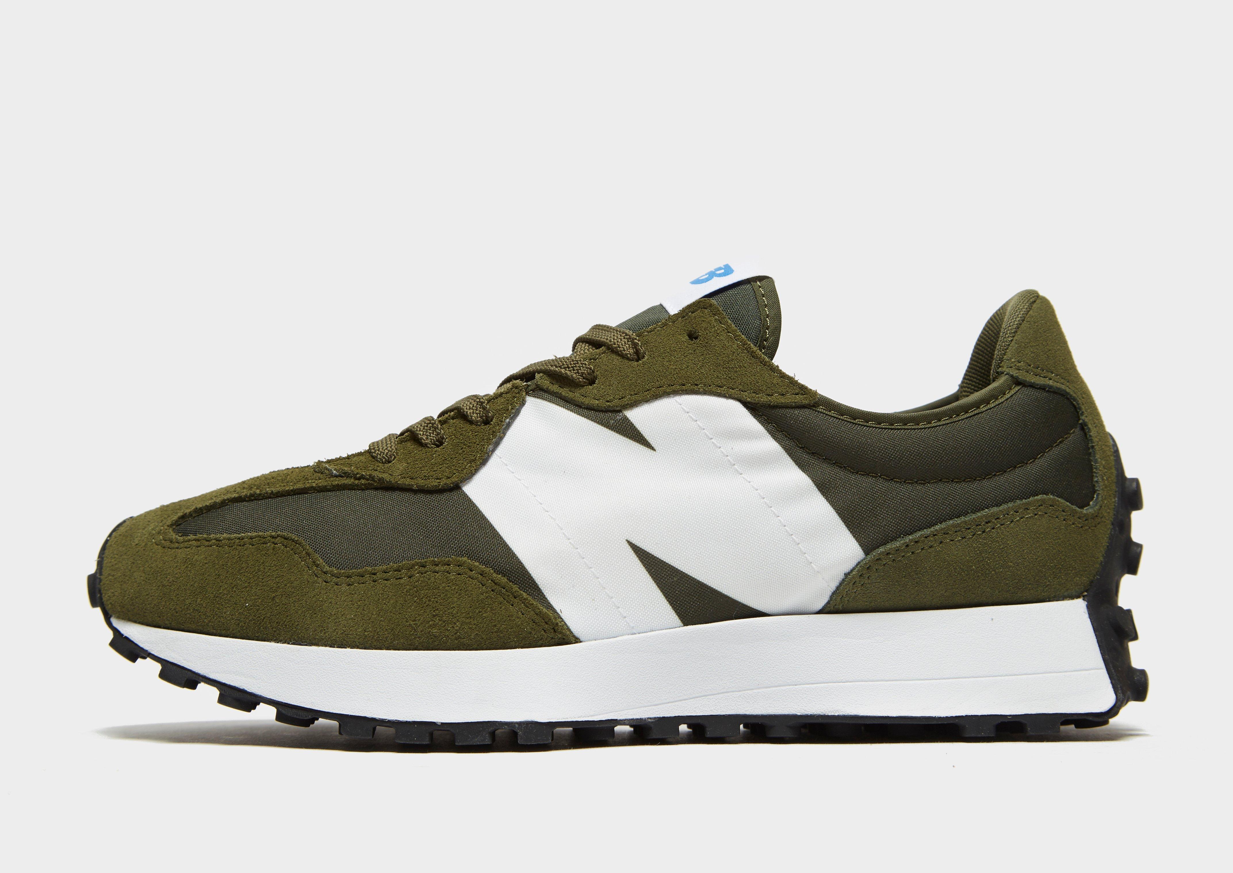 green new balance sneakers