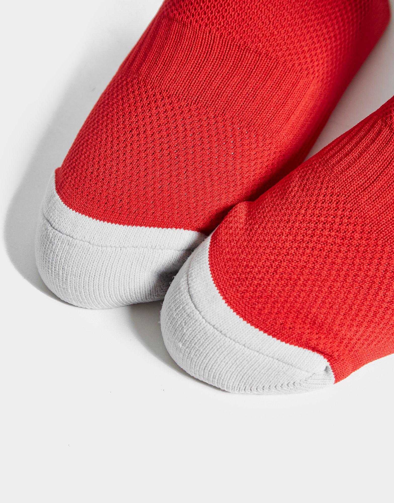 red adidas football socks