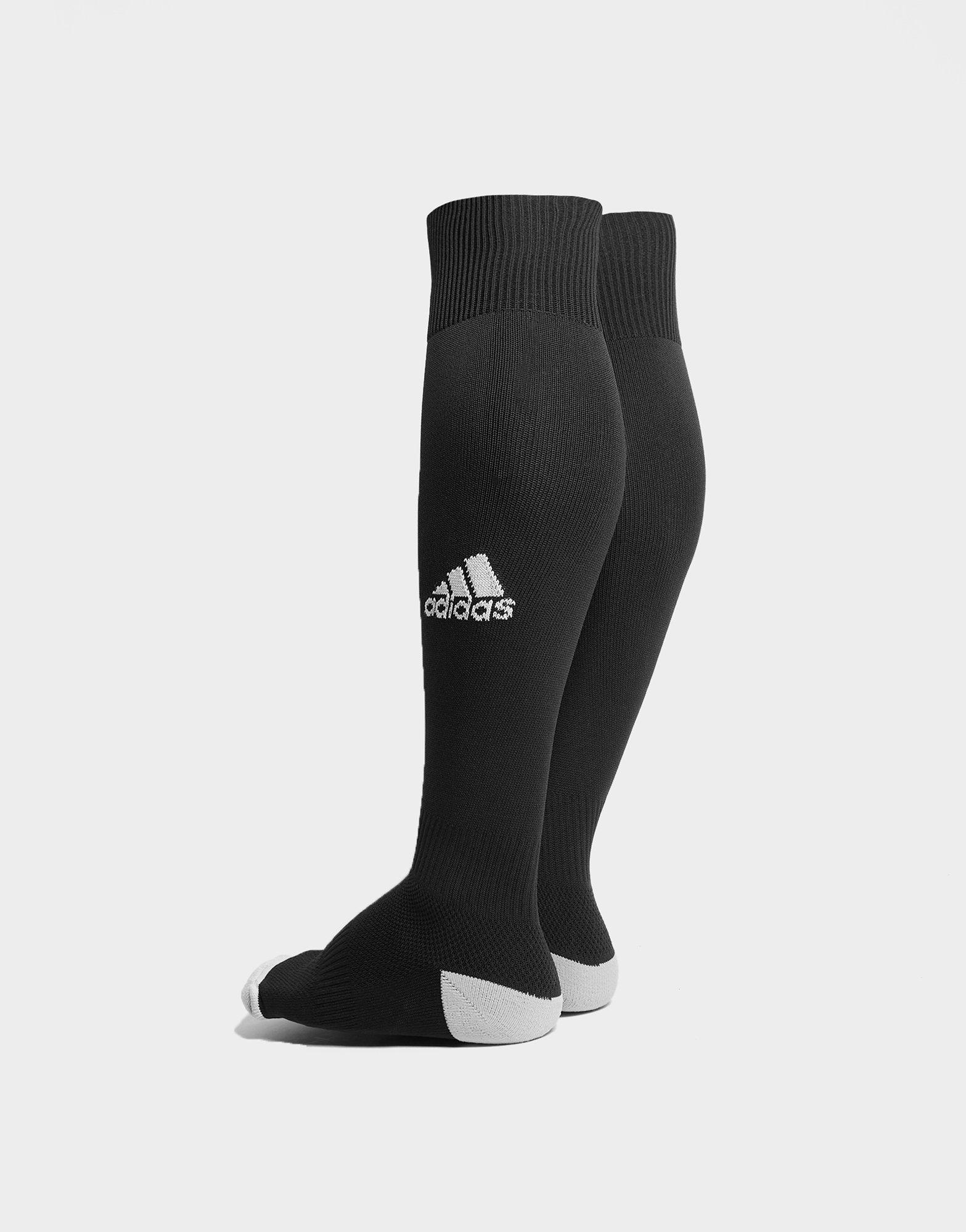 black adidas football socks