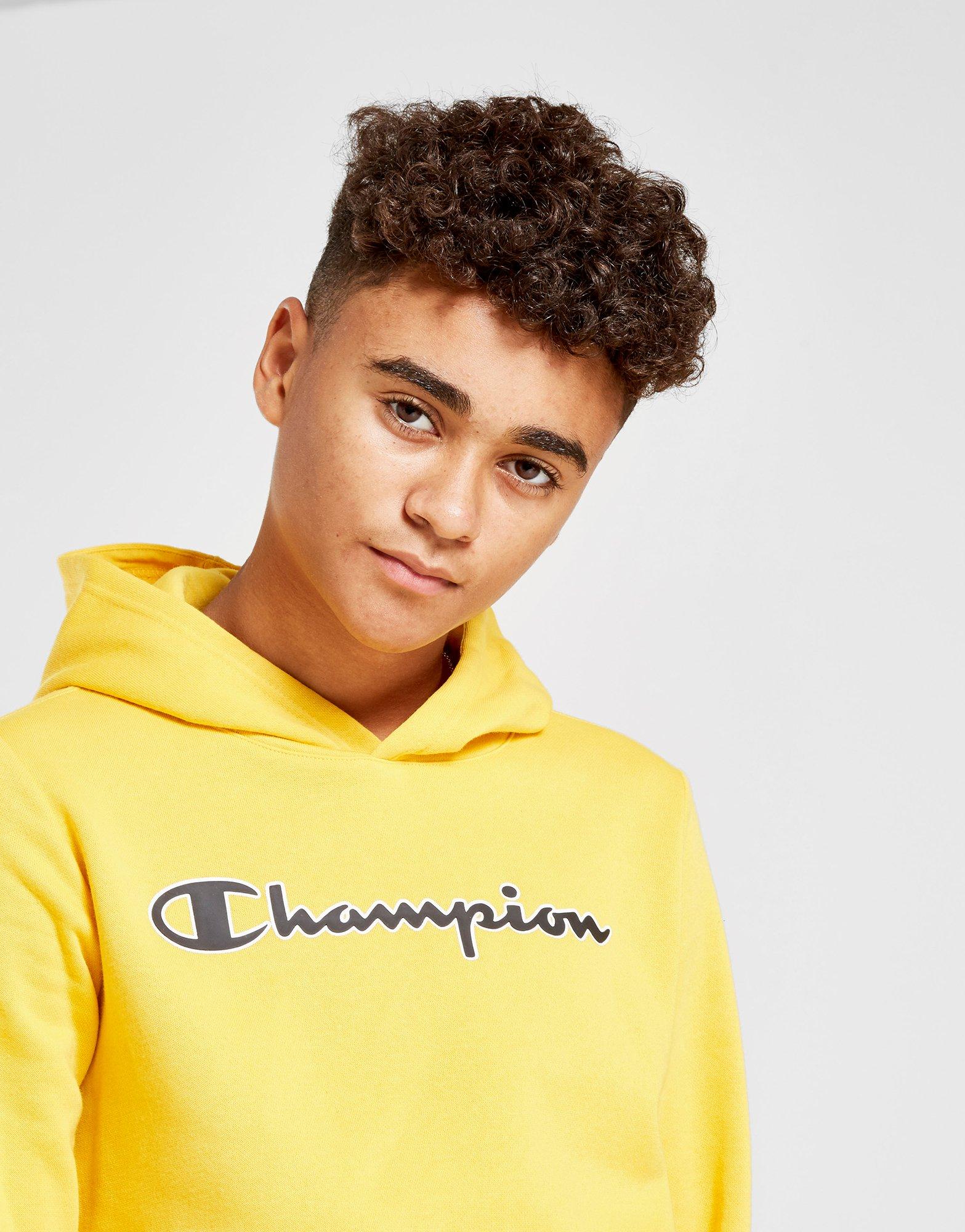 champion fleece overhead hoodie junior