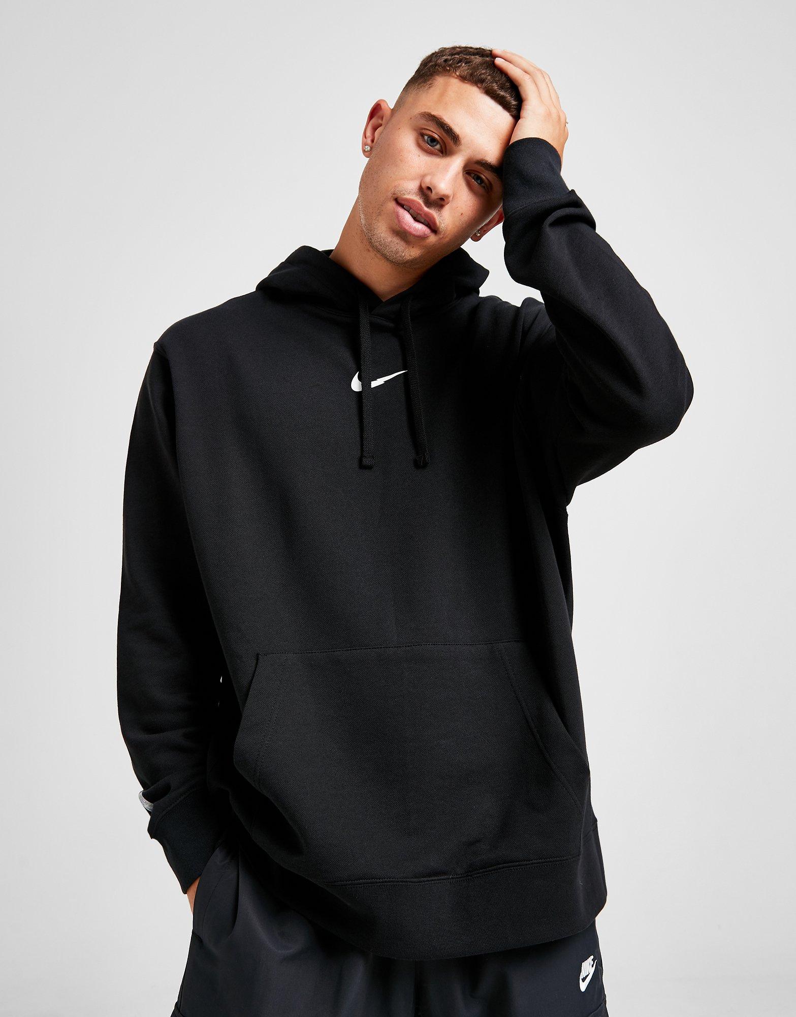 grey and black nike hoodie