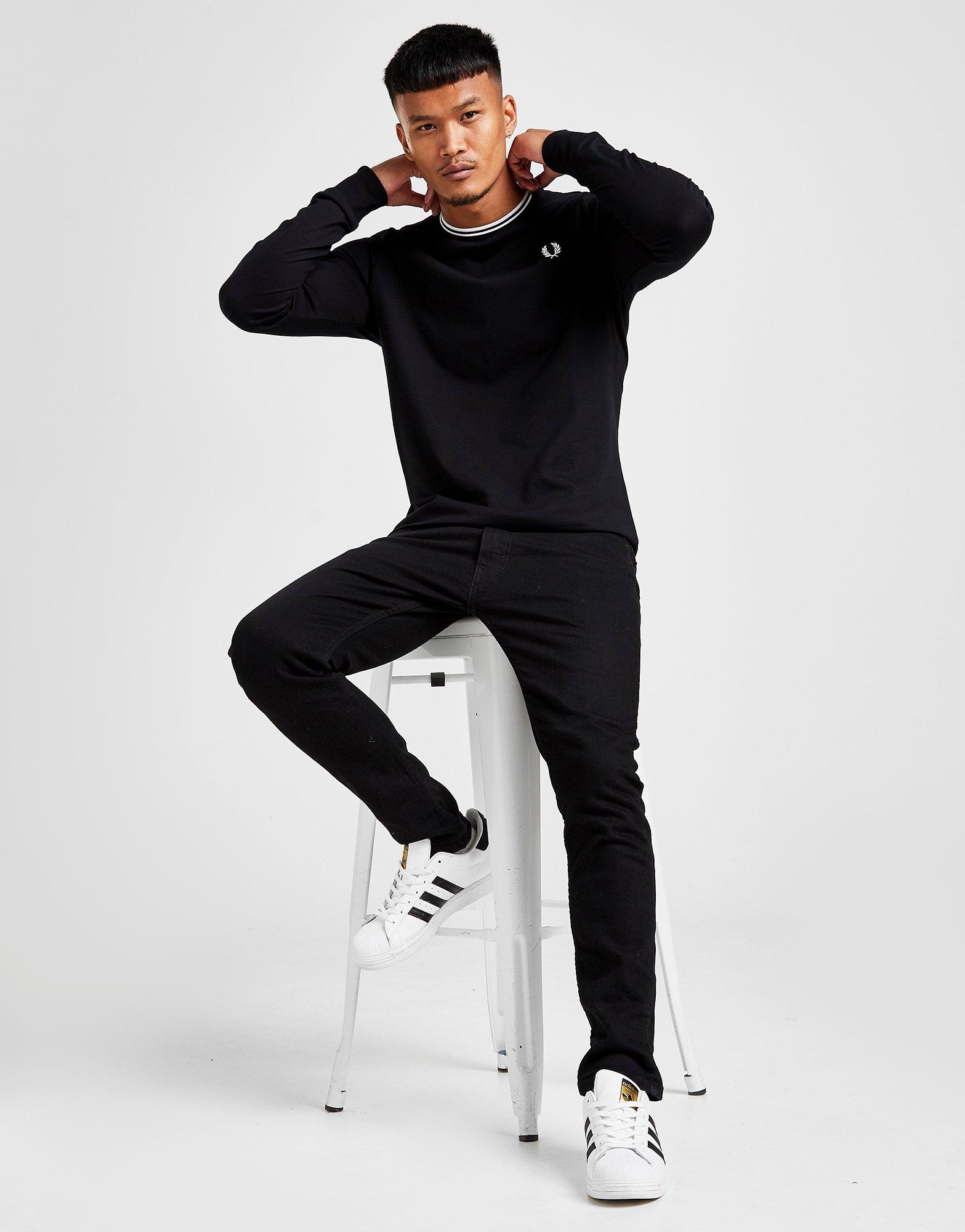 Fred Perry camiseta de manga larga Twin Tipped