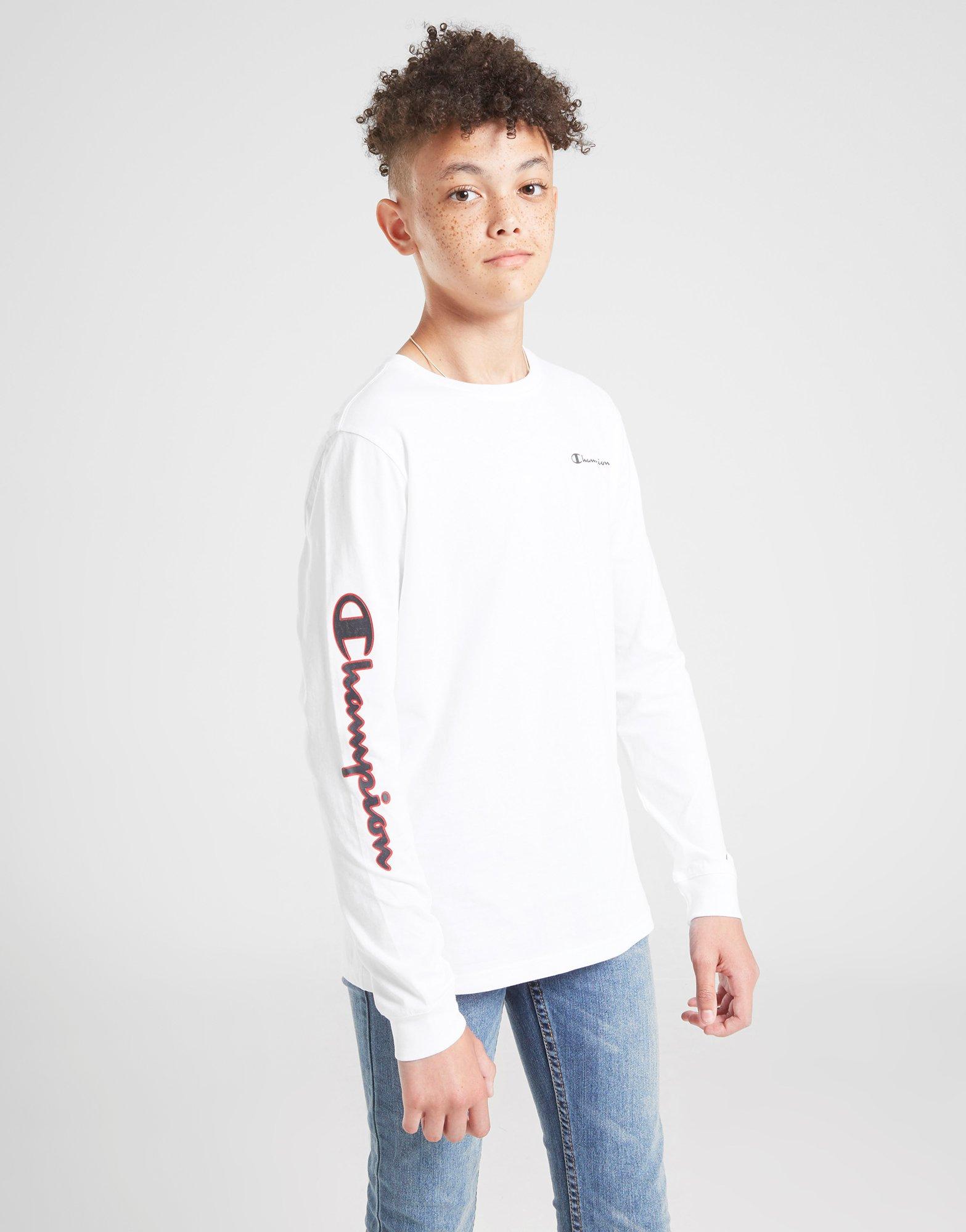 champion white long sleeve top