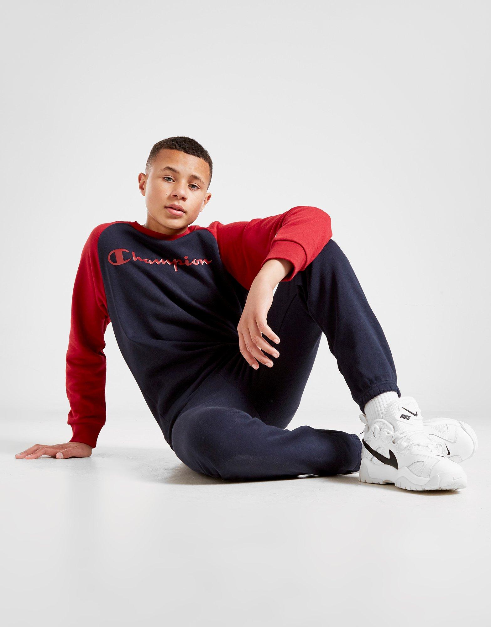 Champion Crew Fleece Tracksuit Junior