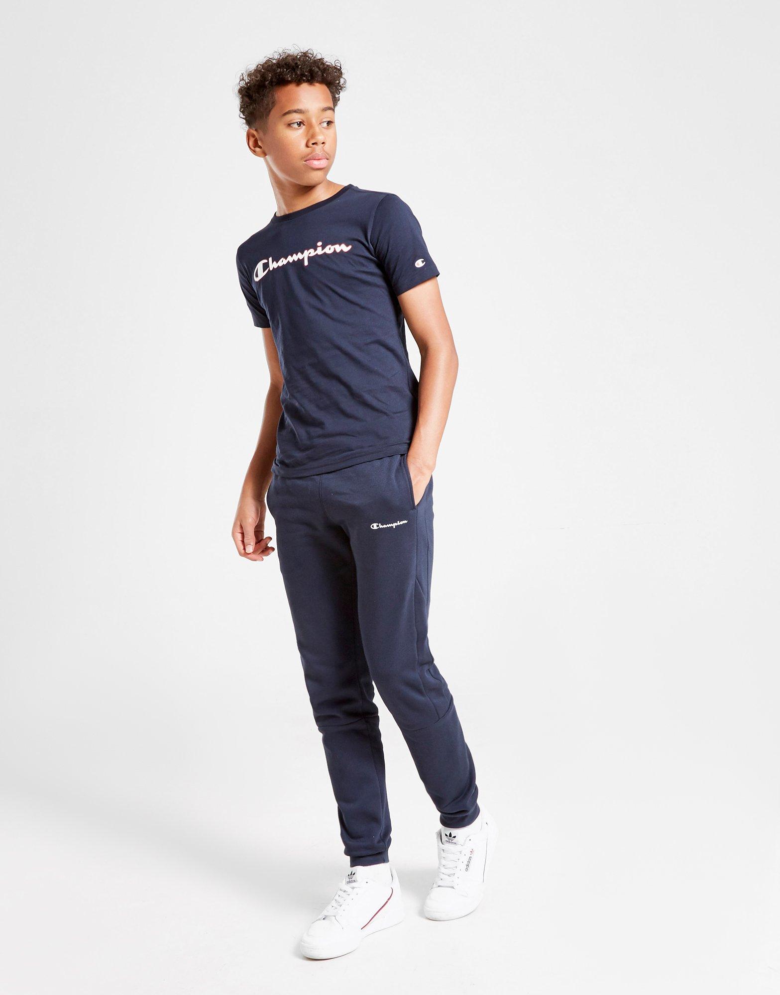 champion script logo joggers