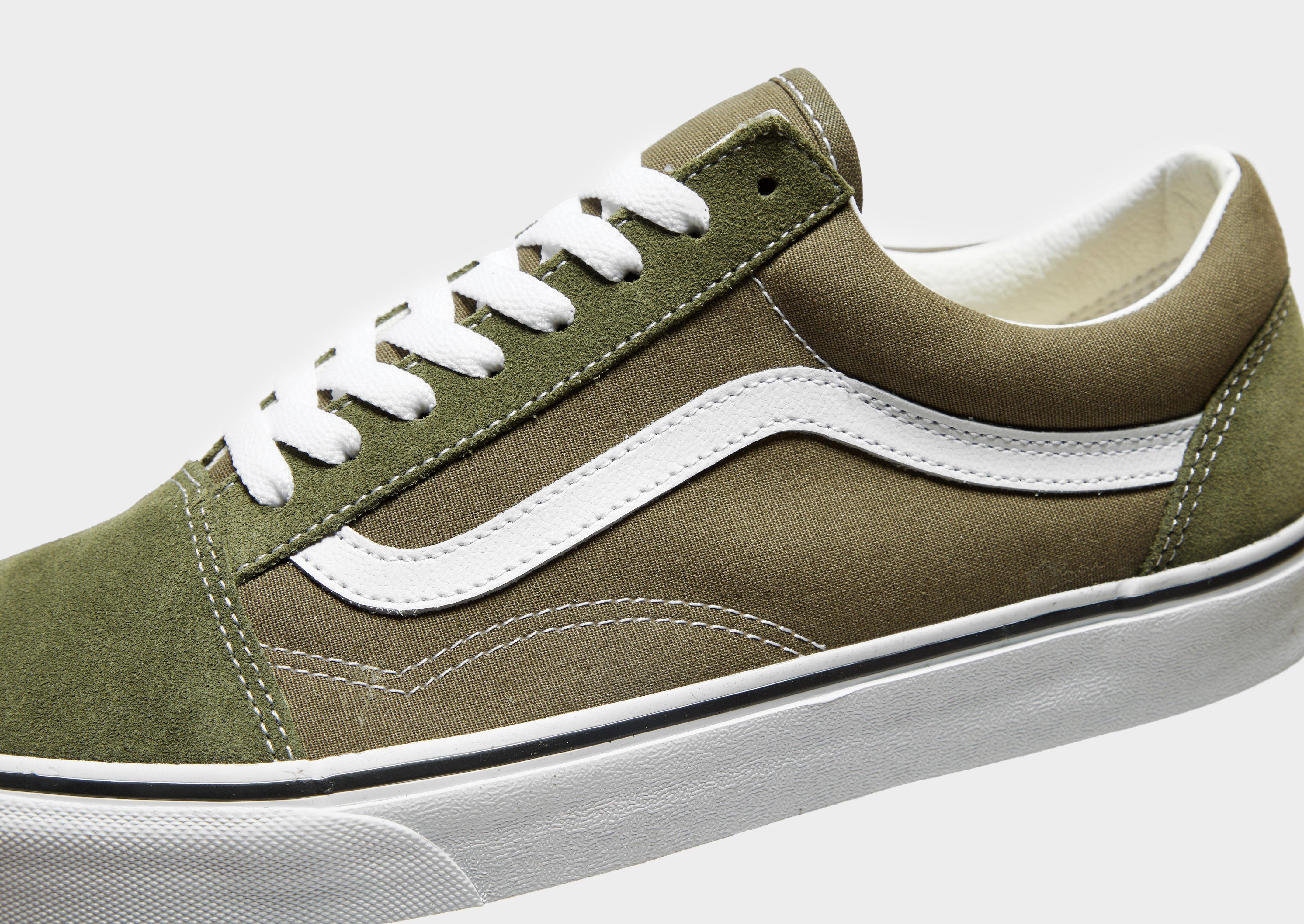 vans old skool khaki green