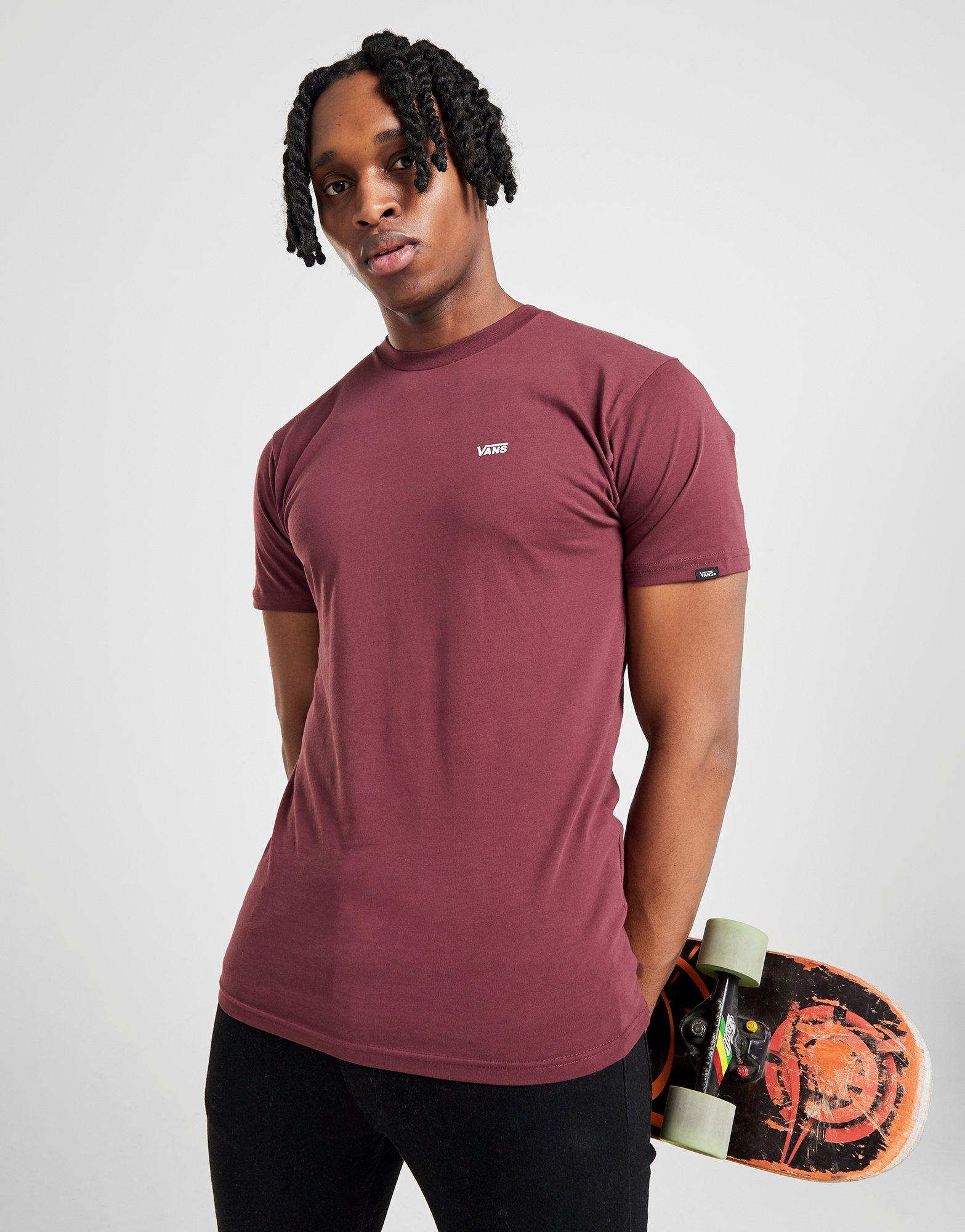 vans t shirt bordeaux