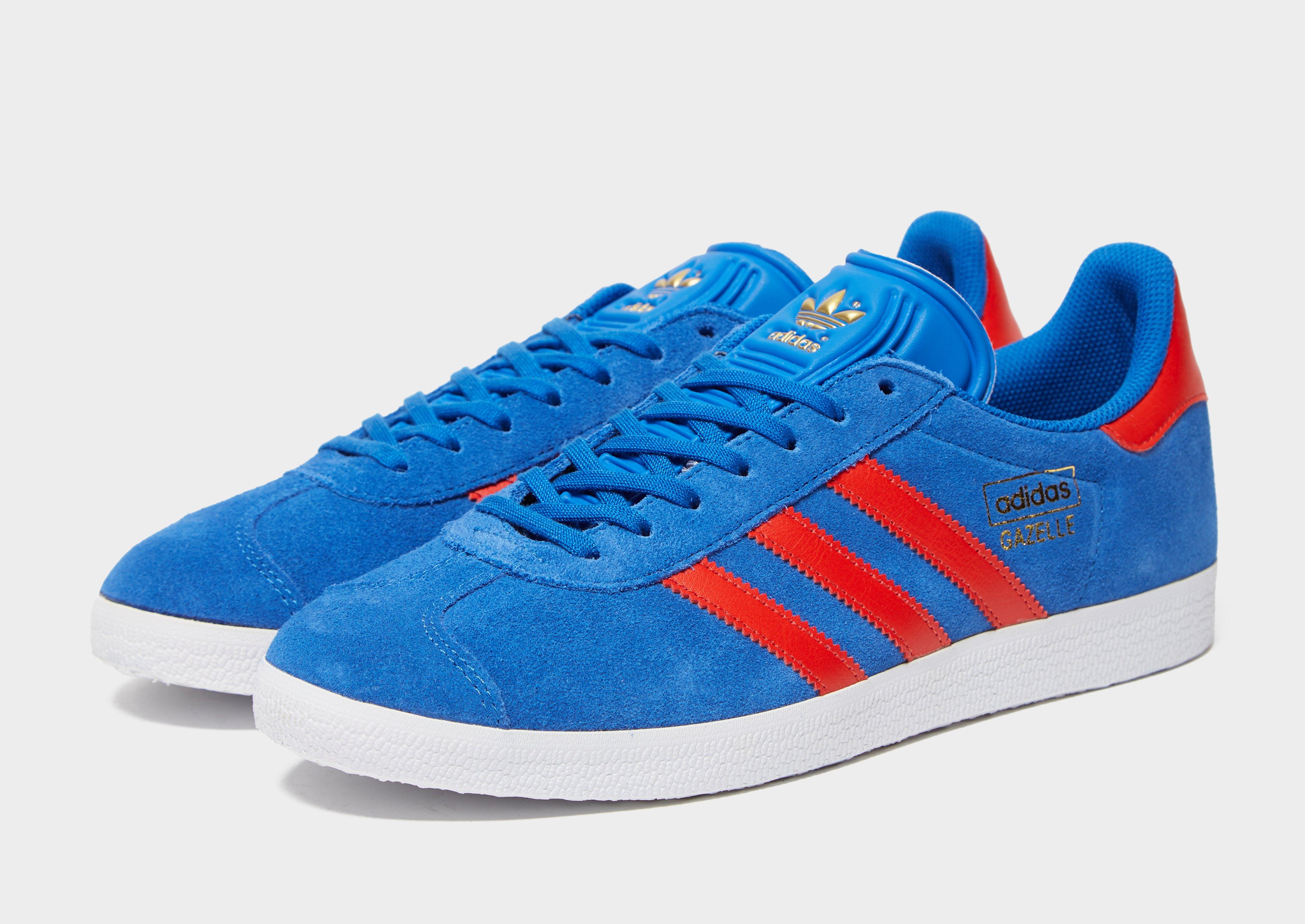 claret and blue gazelles jd sports