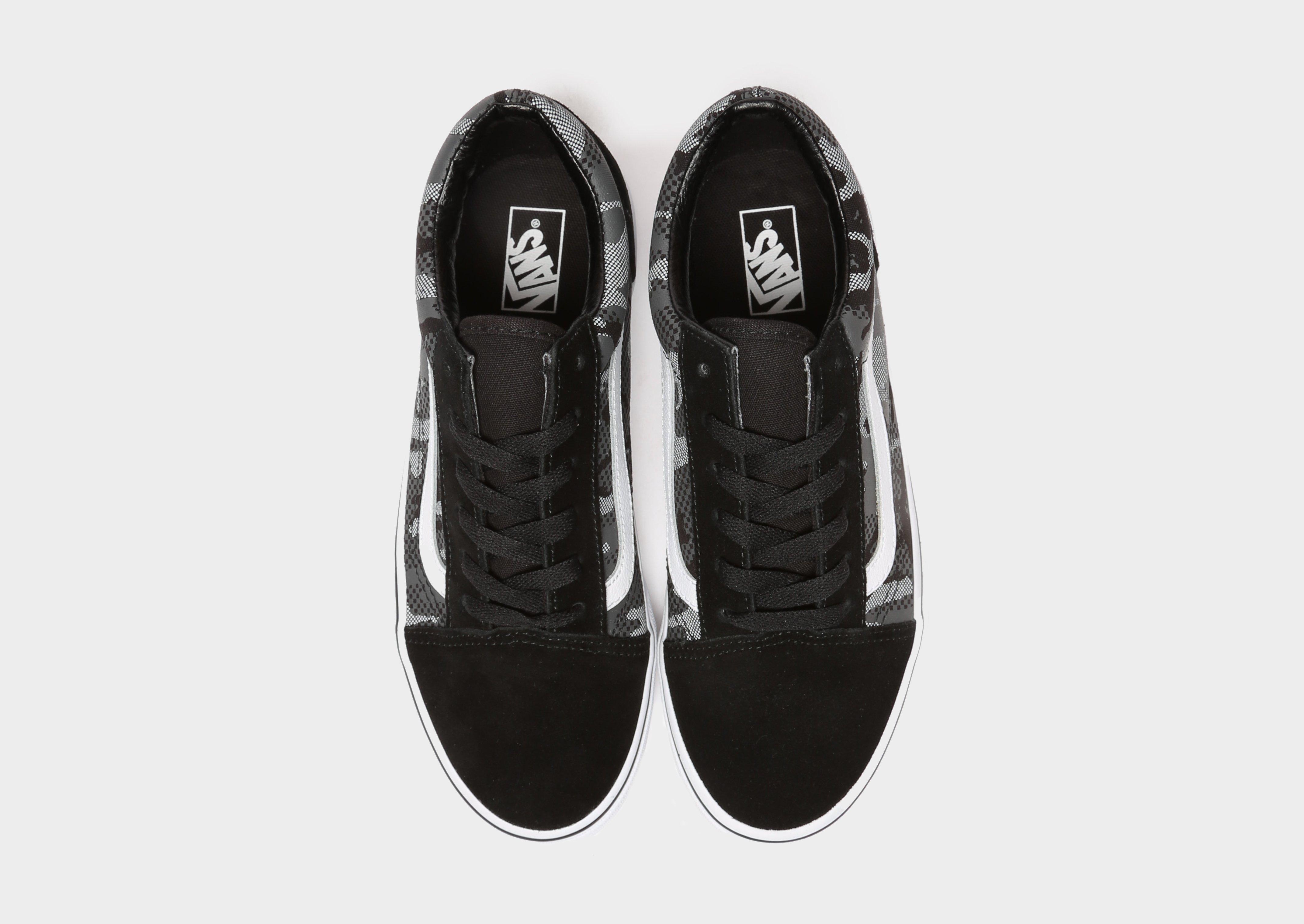 vans old skool junior black and white