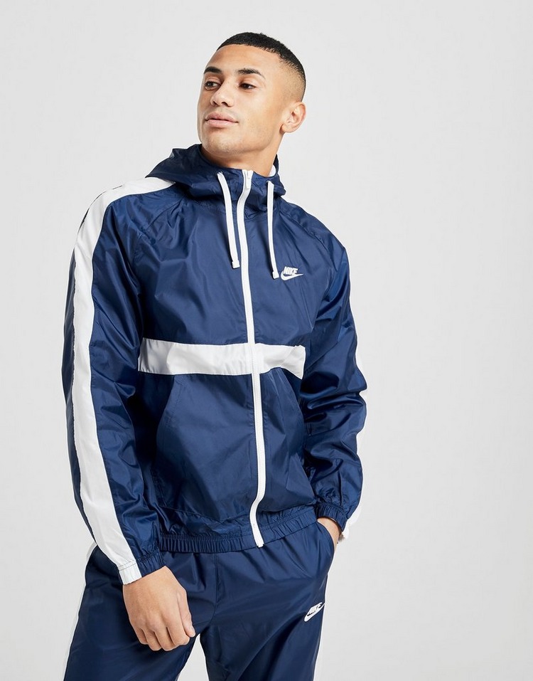 Koop Blauw Nike Hoxton Woven Hooded Jacket Heren | JD Sports