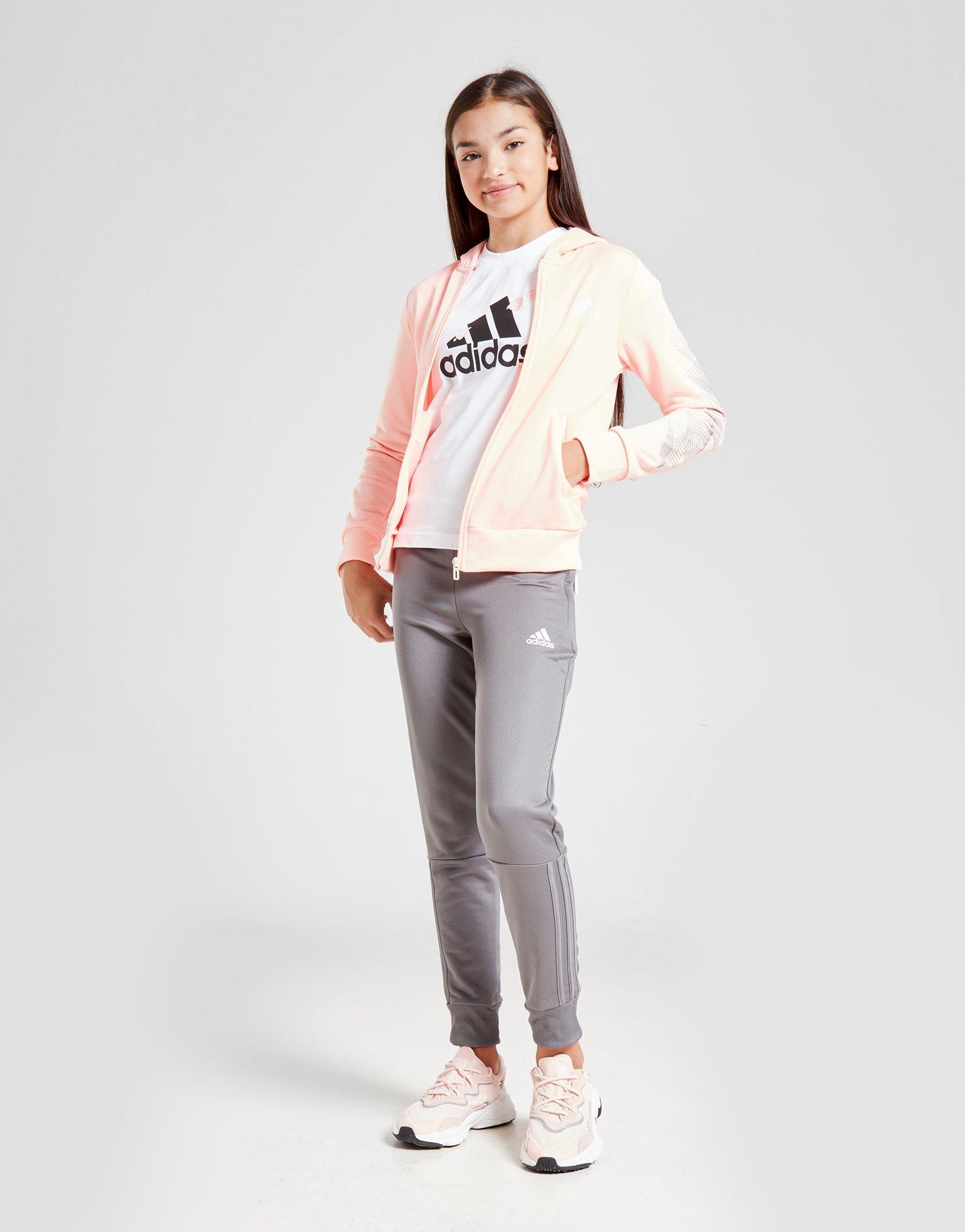 tracksuit for girls adidas