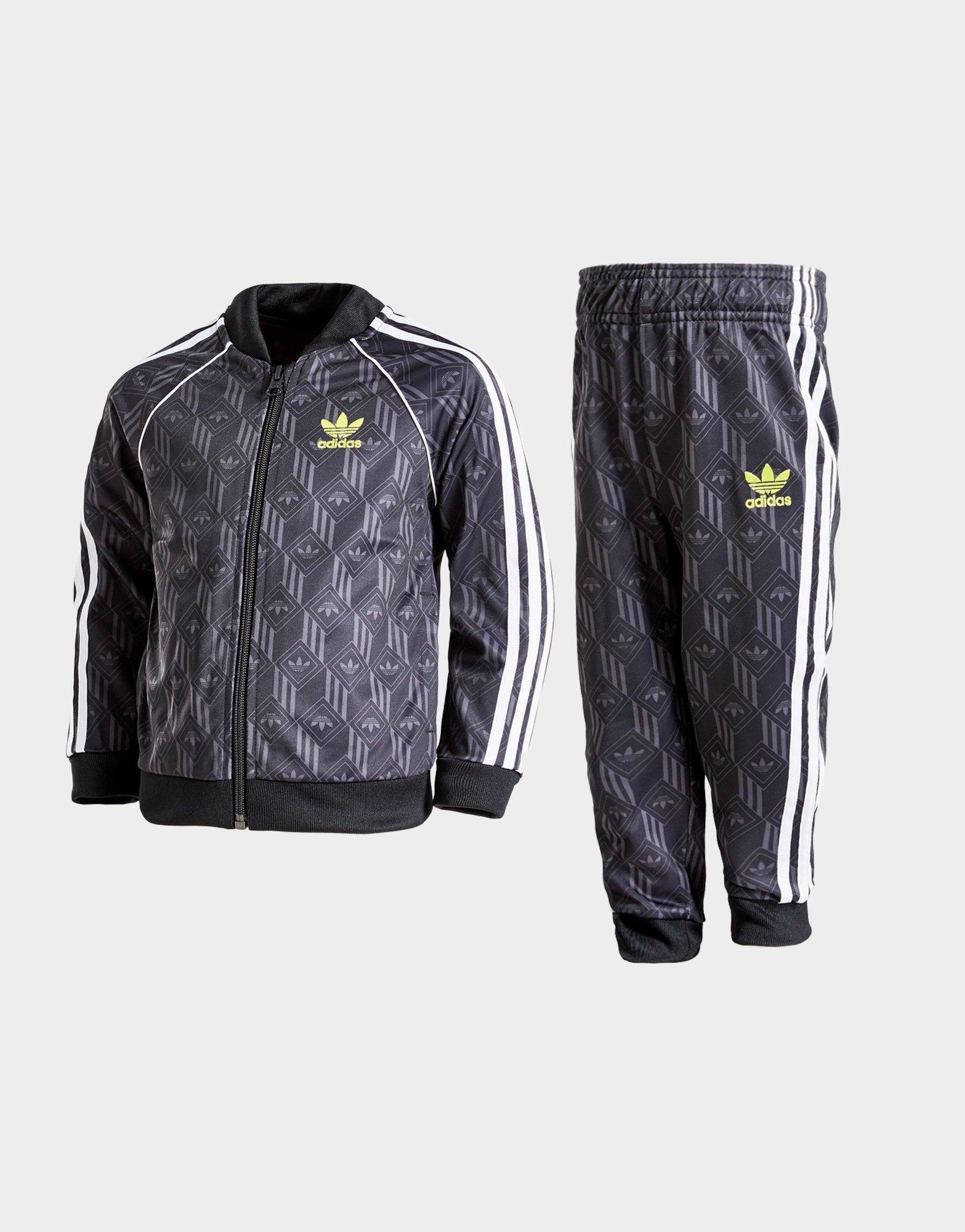 patterned adidas tracksuit