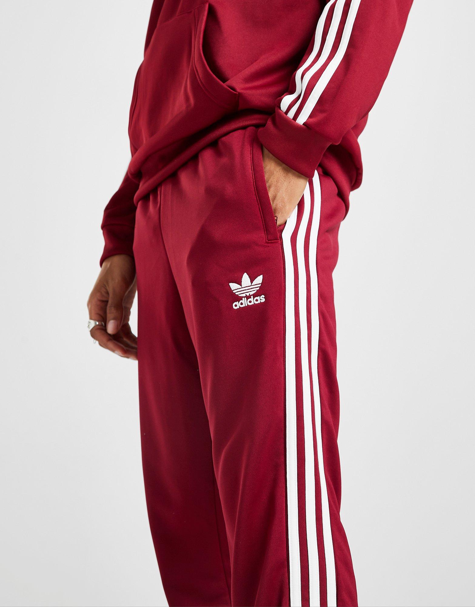 red adidas pants