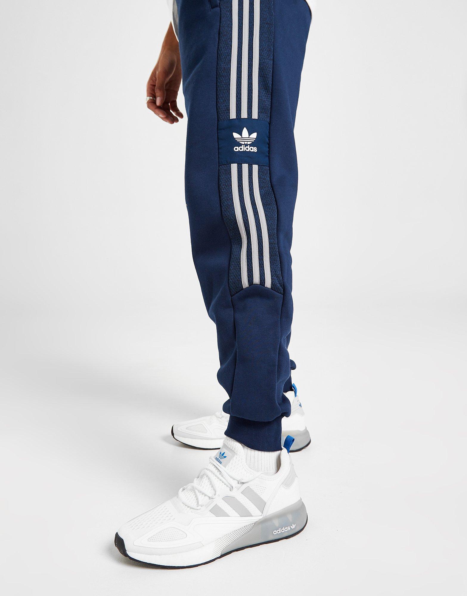 adidas originals pantaloni sportivi medium blue denim