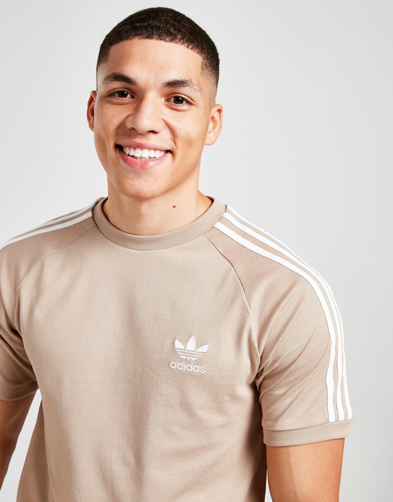 adidas originals california 3 stripe t shirt