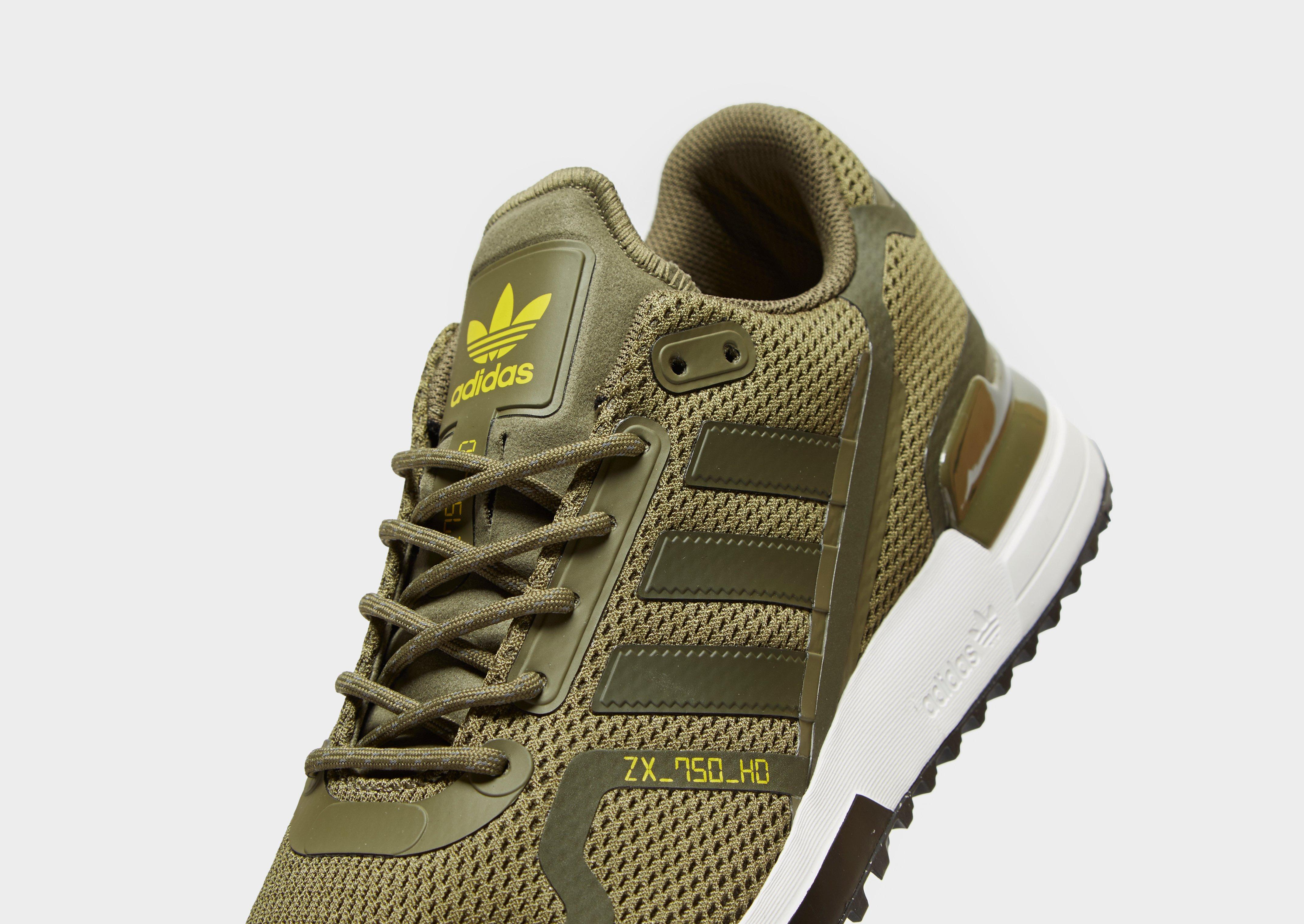 Buy Green adidas Originals ZX 750 HD | JD Sports