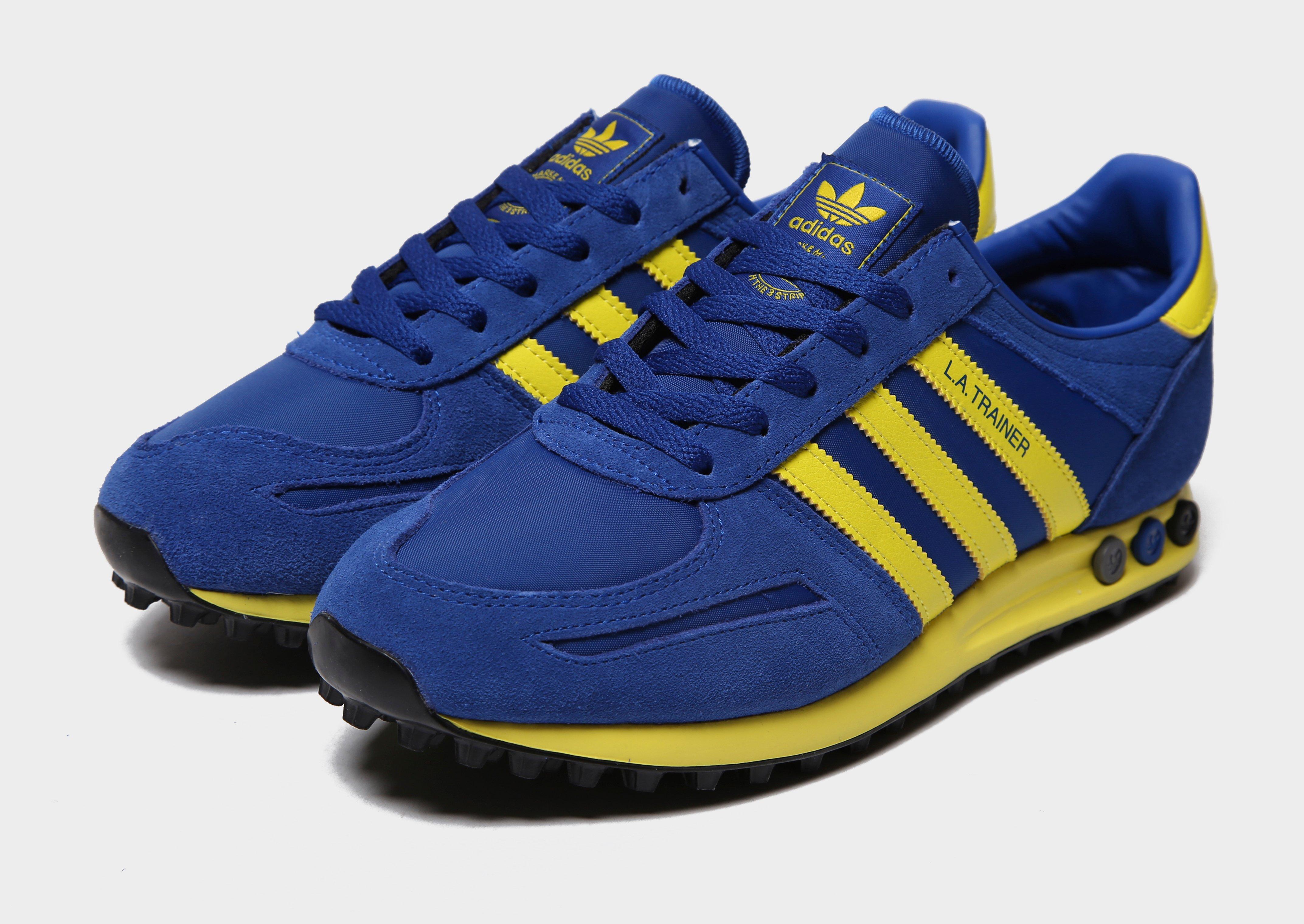 adidas la trainer dark blue