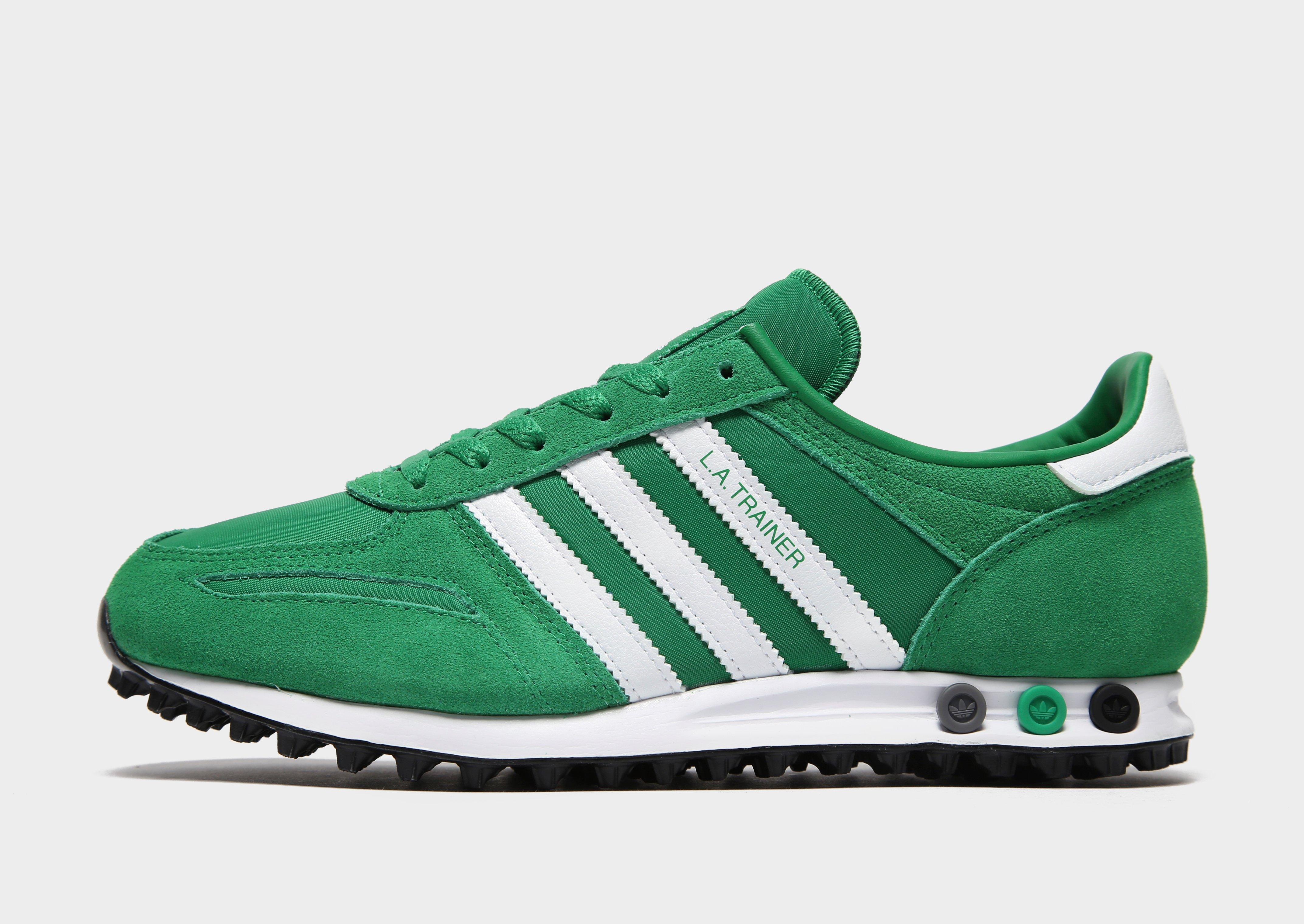 green mens adidas trainers