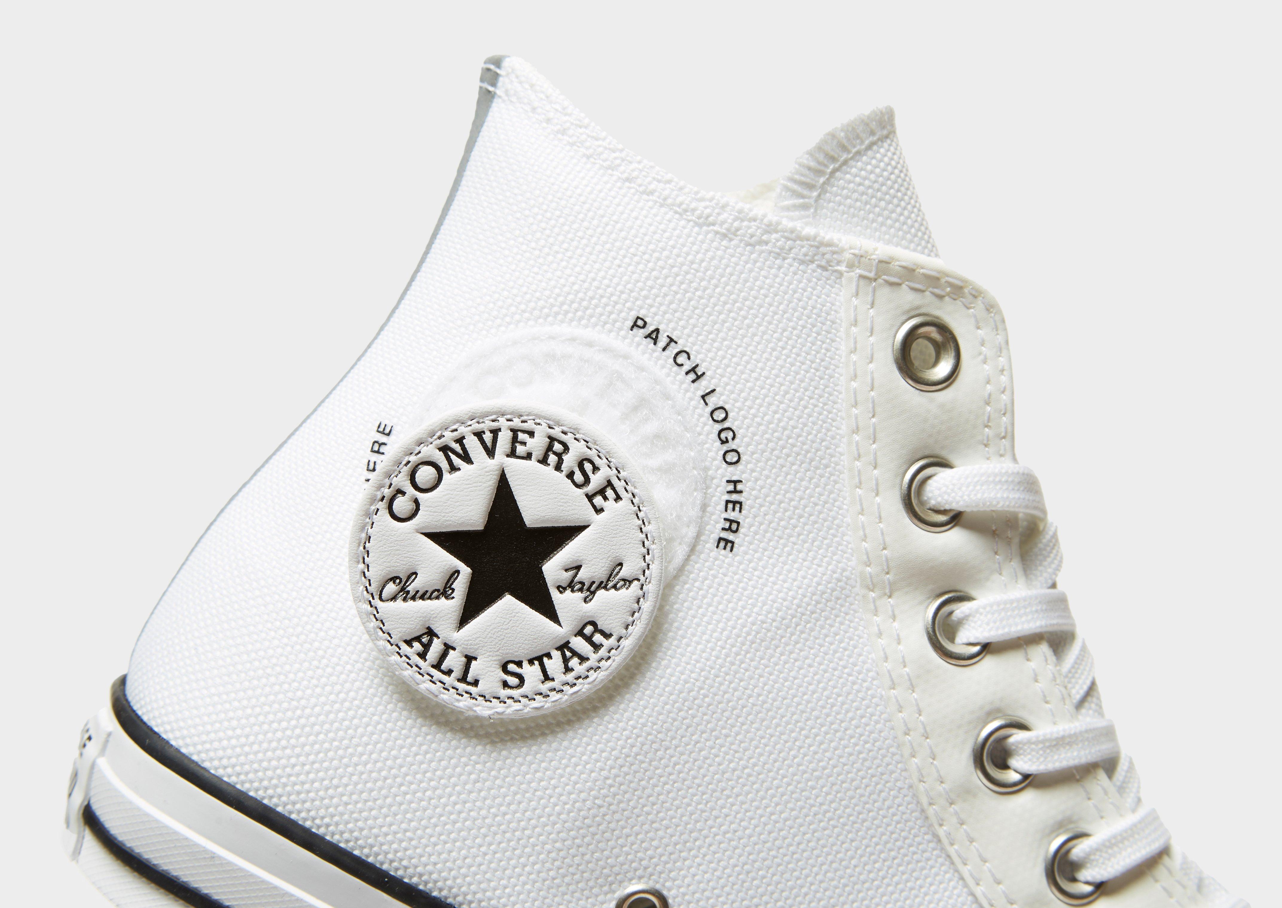 converse velcro patch