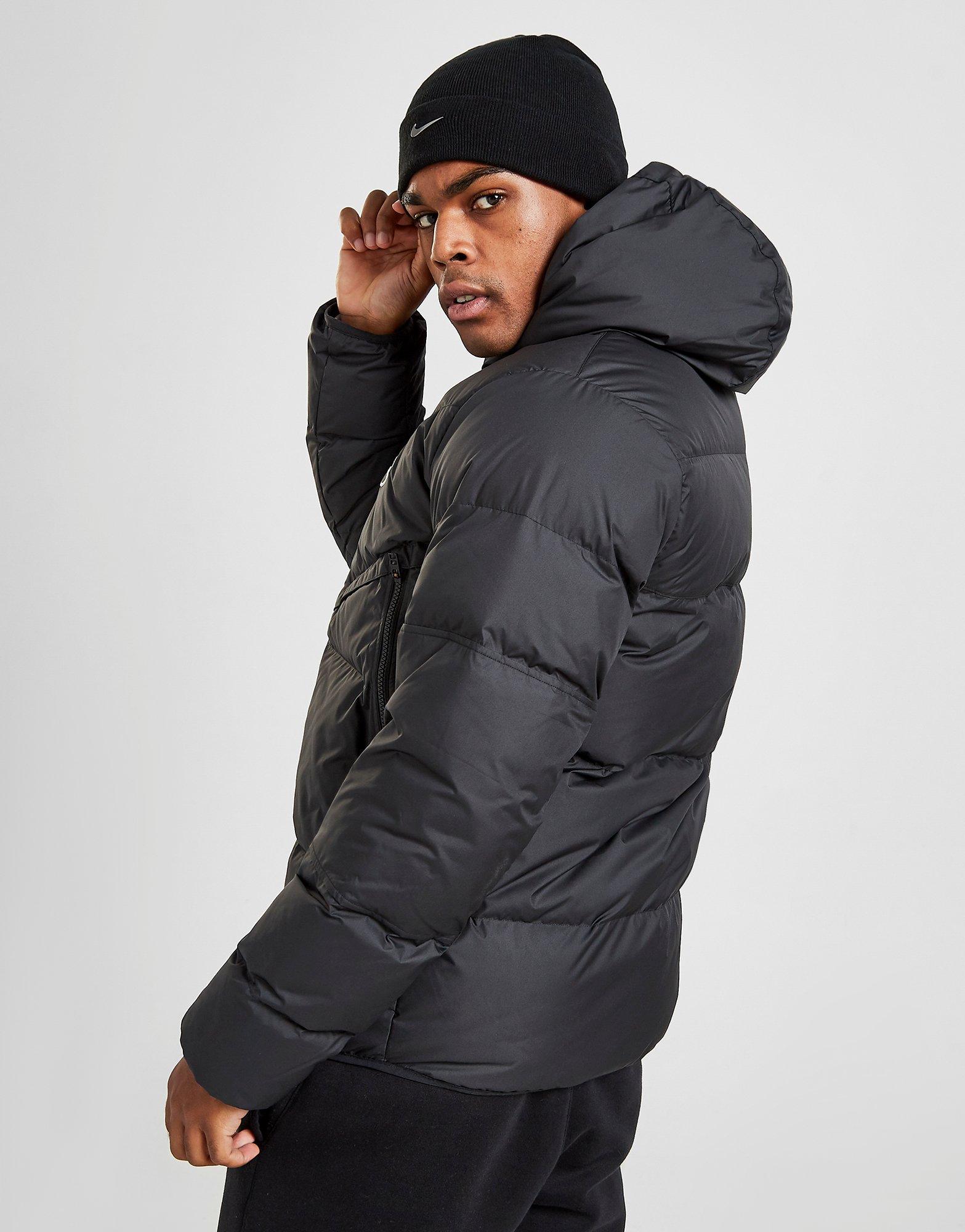 nike down filled hooded jacket