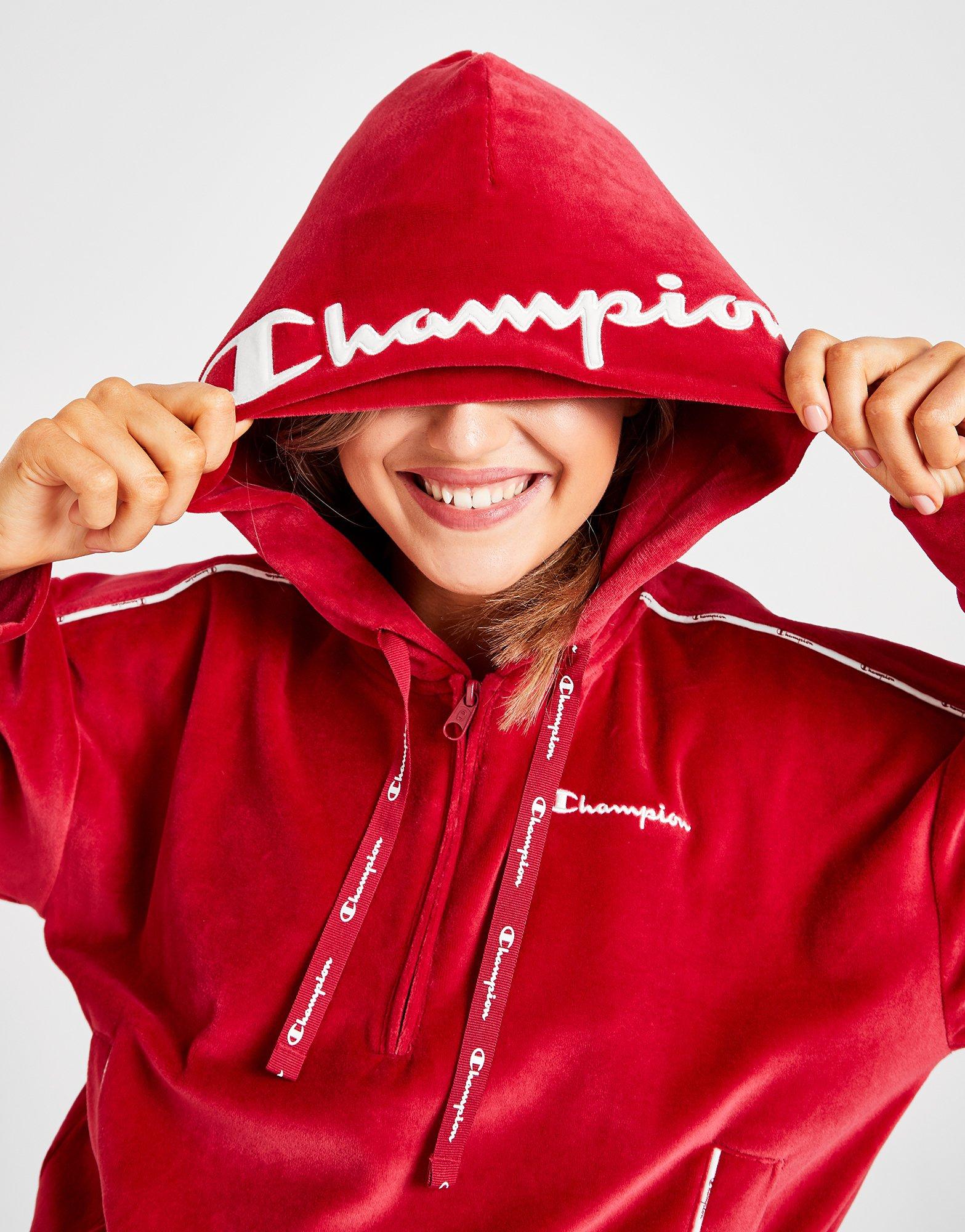 champion hoodie velour