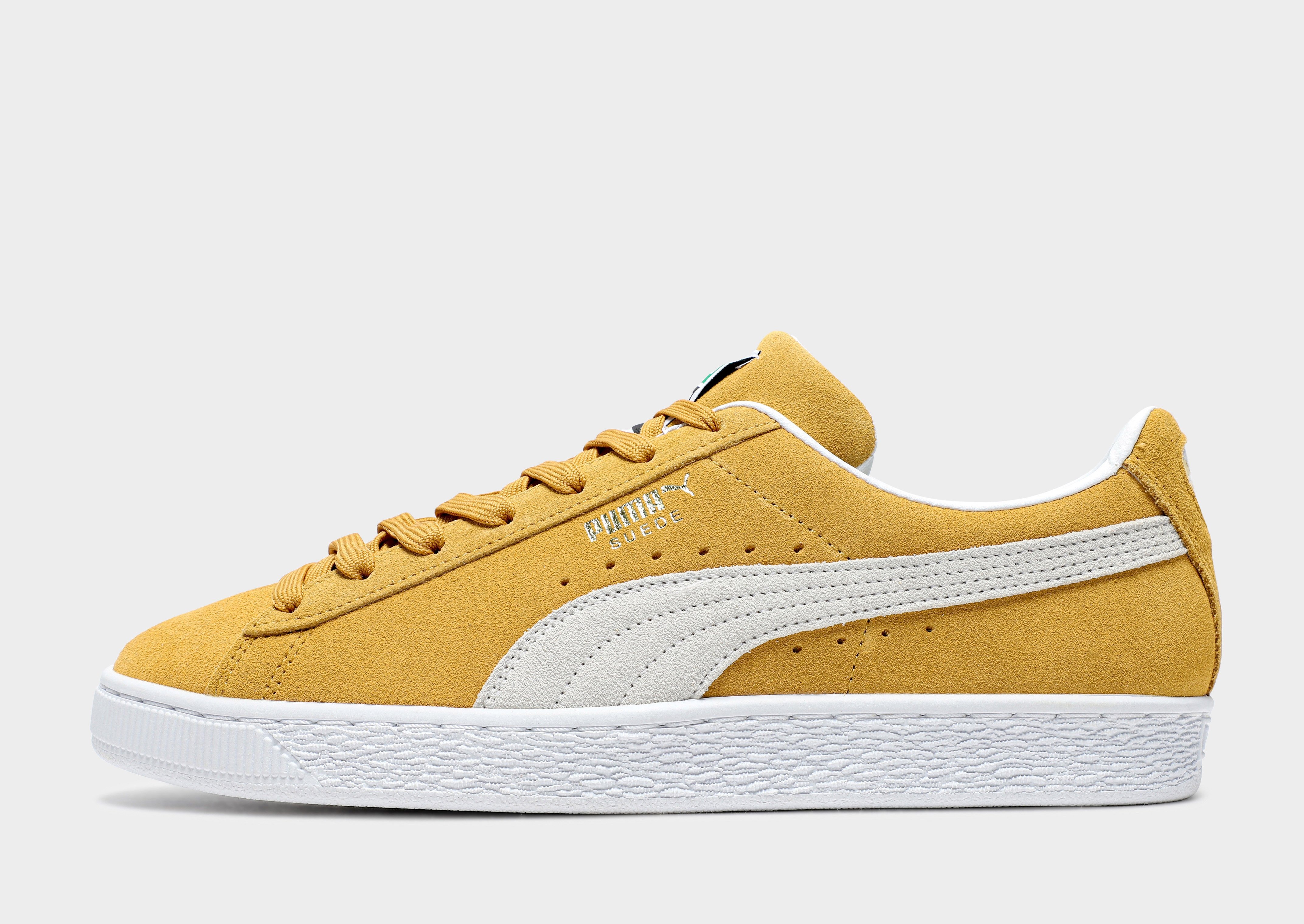 Yellow Puma Suede | JD Sports