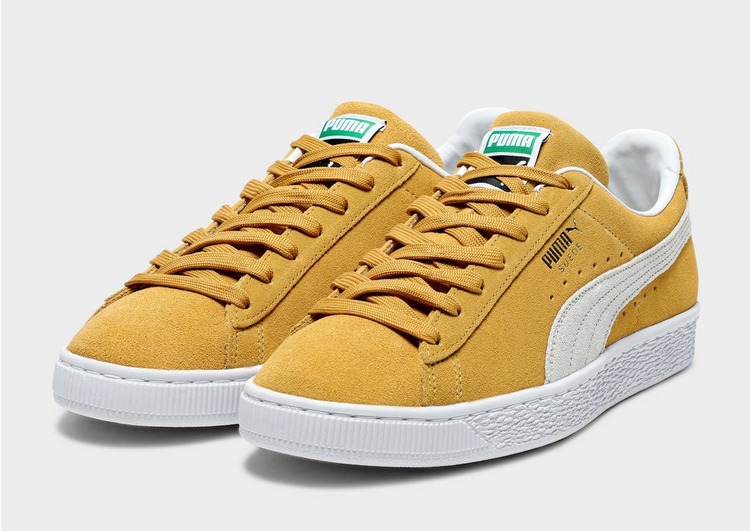 puma suede classic yellow black