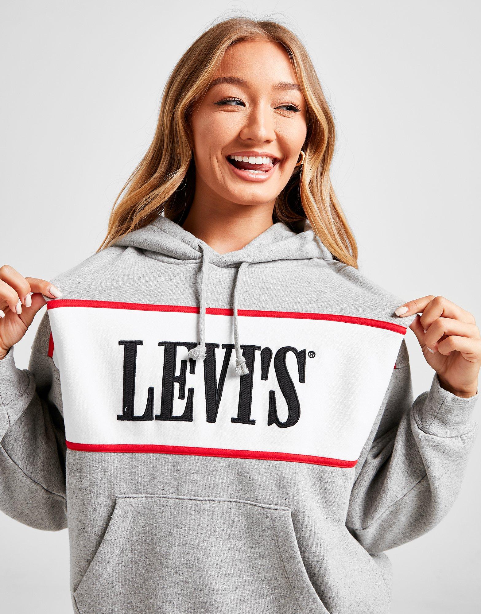 levi's colour block hoodie