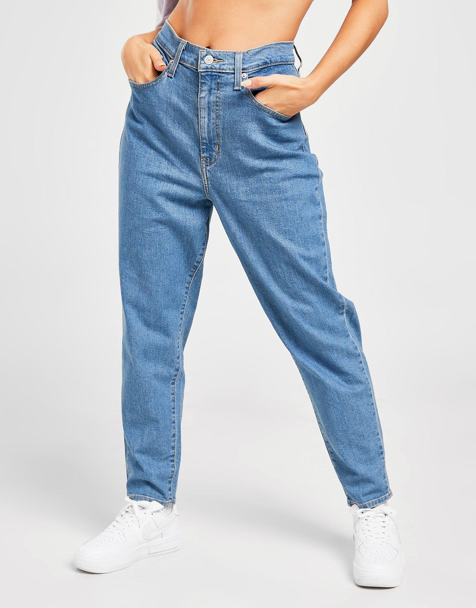 Blue Levis Mom Jeans | JD Sports