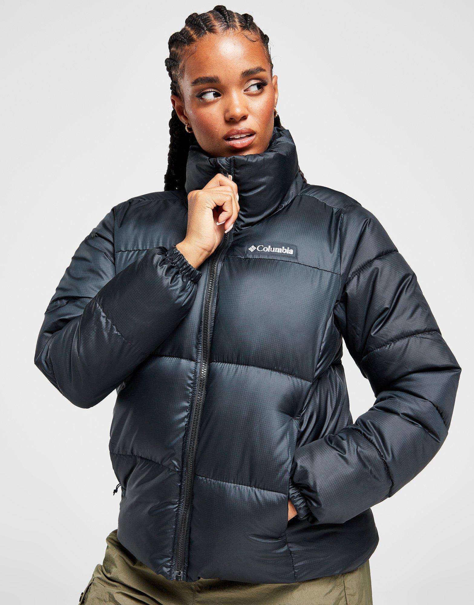 Black columbia shop jacket with hood