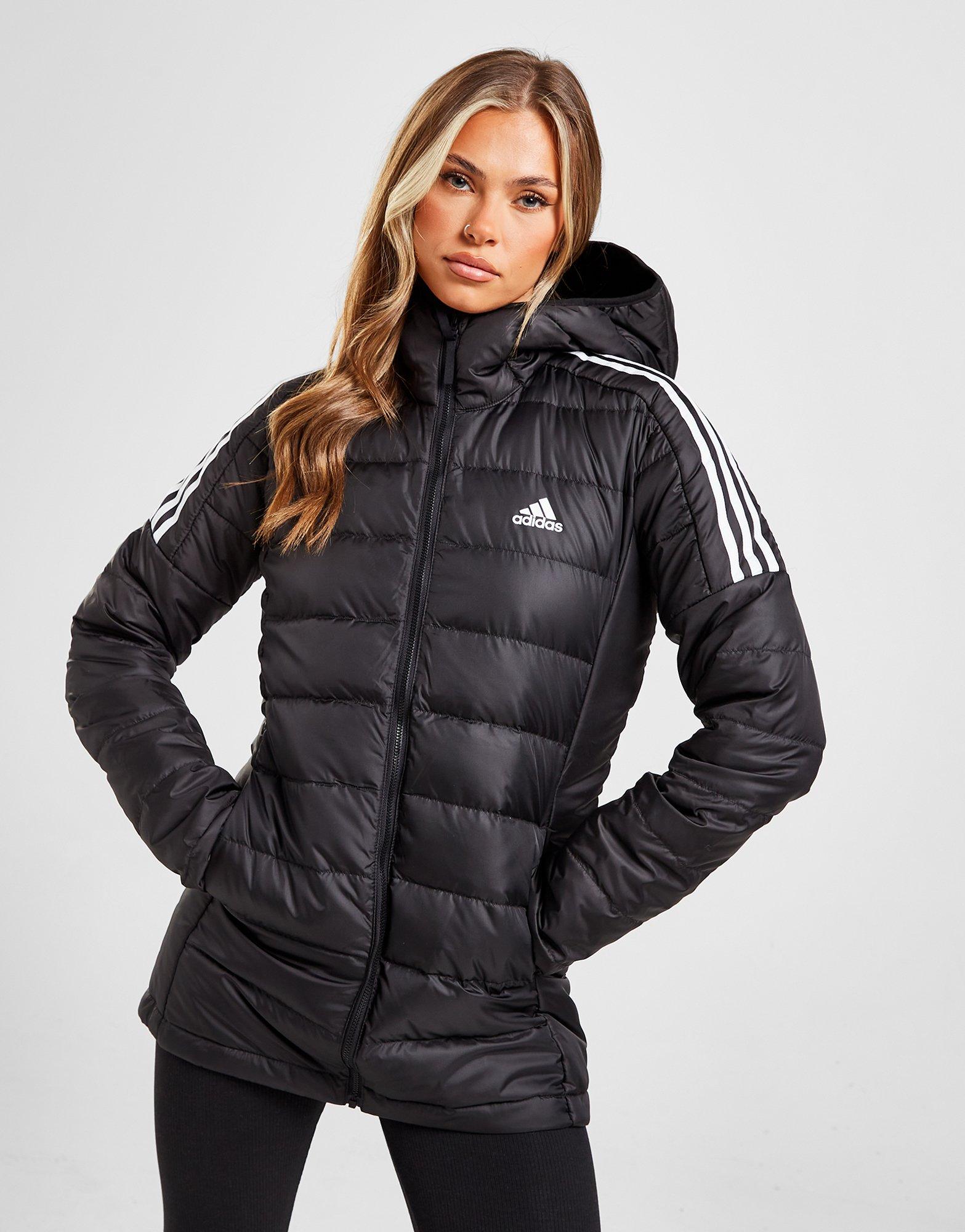 adidas black down jacket