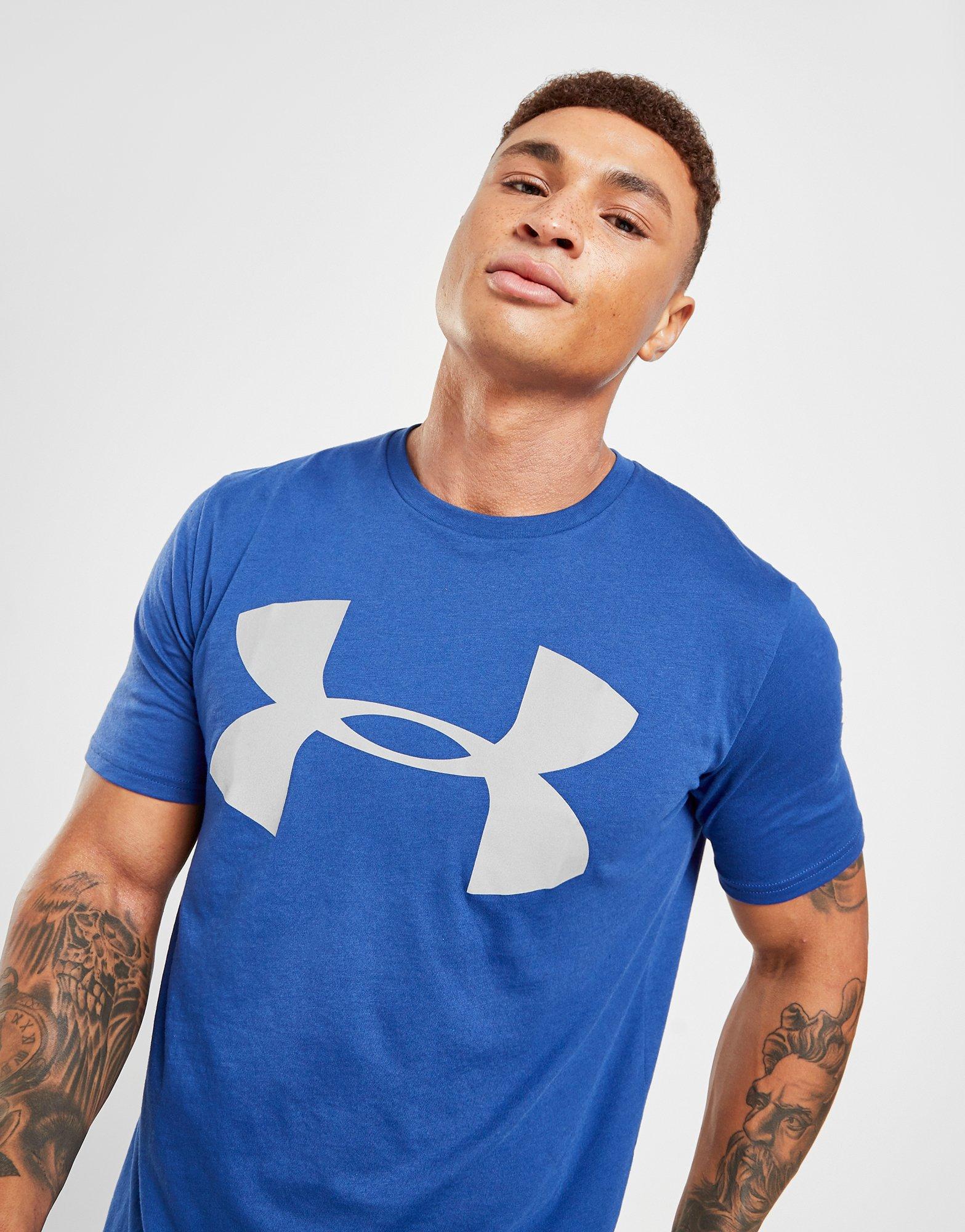 under armour big logo tee